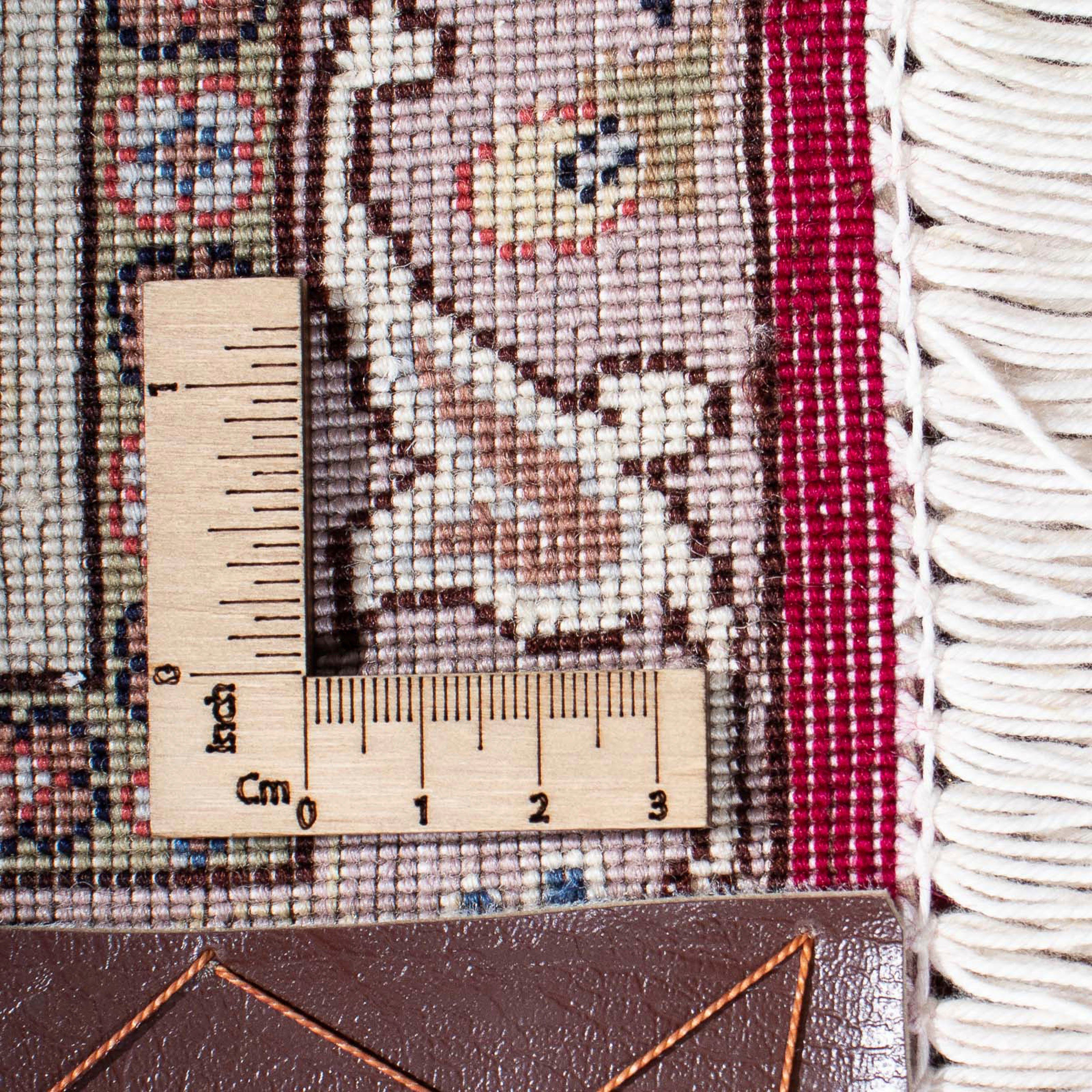Orientteppich Perser - Täbriz cm Zertifikat morgenland, Handgeknüpft, mm, Höhe: x Wohnzimmer, Royal rechteckig, 150 Einzelstück 7 - 202 - mit - dunkelrot