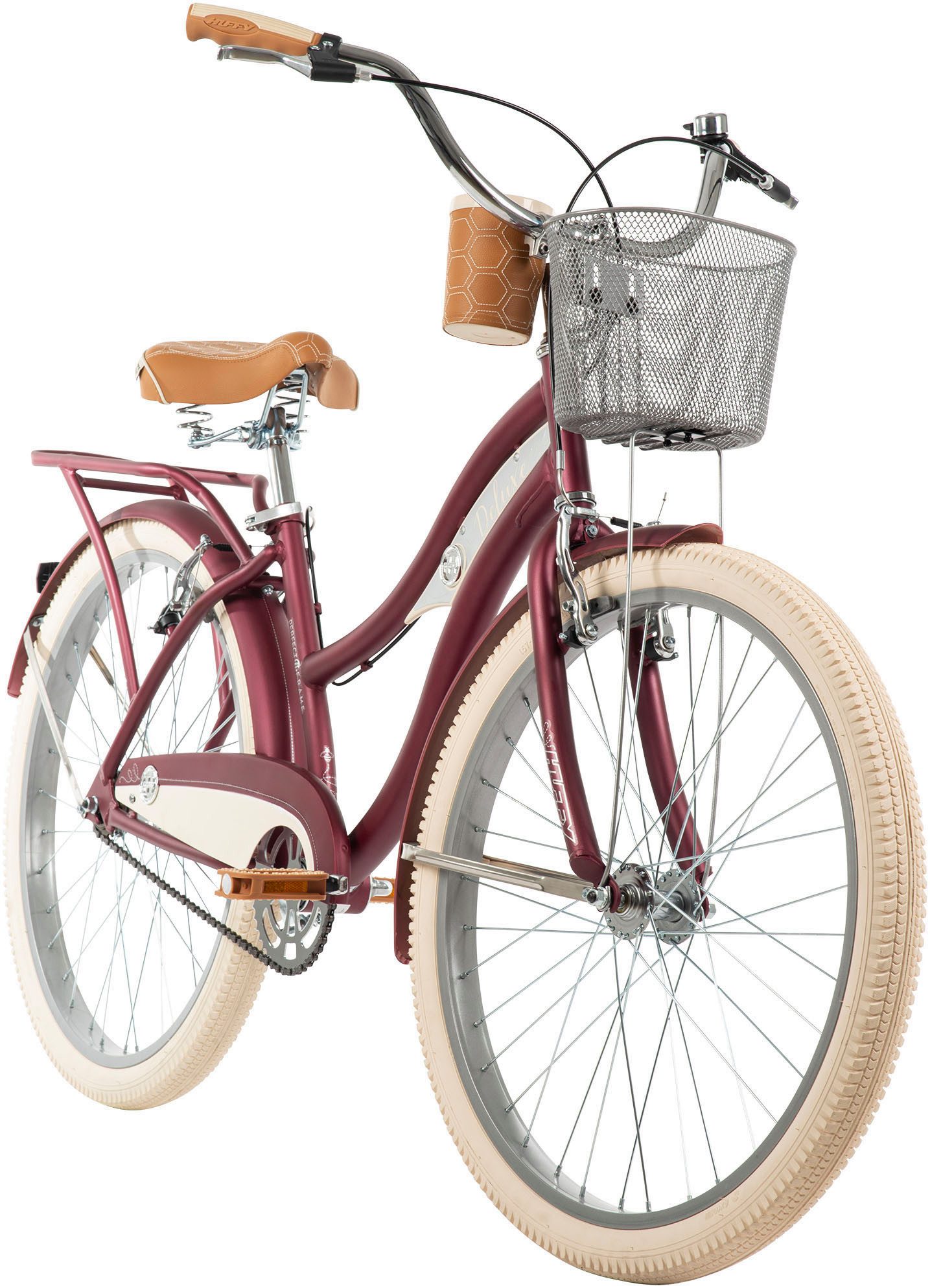 Huffy Cruiser Deluxe 26-inch bike, red