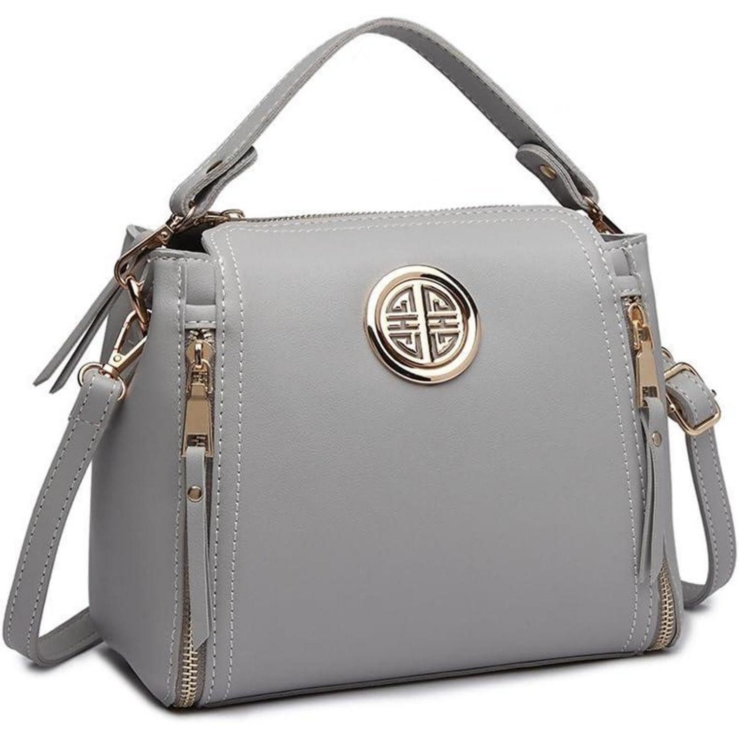 Handtasche Damen Handtasche Schultertasche PU Leder Umhängetasche Henkeltasche