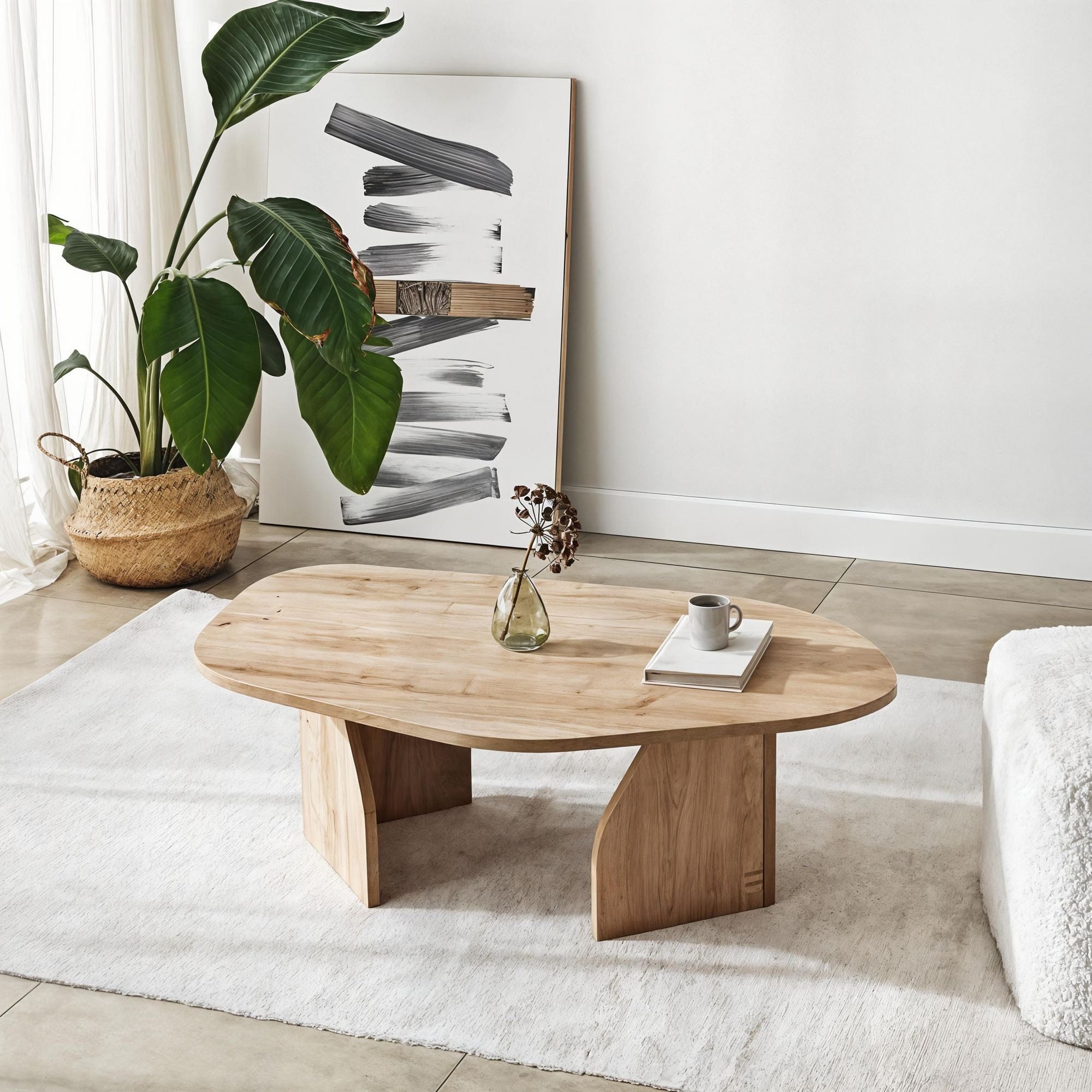 Skye Decor Couchtisch Boho Neostill, Organische Formgebung,Modernes, minimalistisches Design