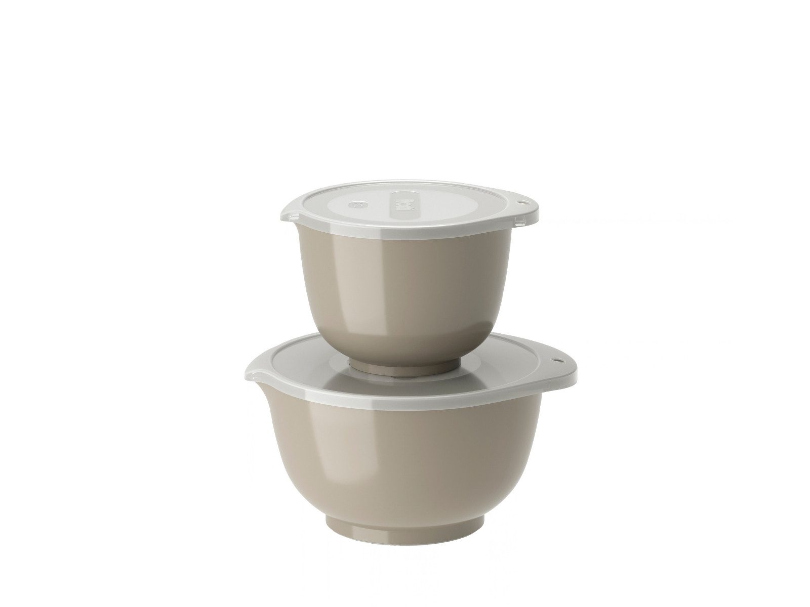 ROSTI Schüssel Margrethe Schüssel Set earth grey 4tlg, Kunststoff, (Schüsseln & Schalen)