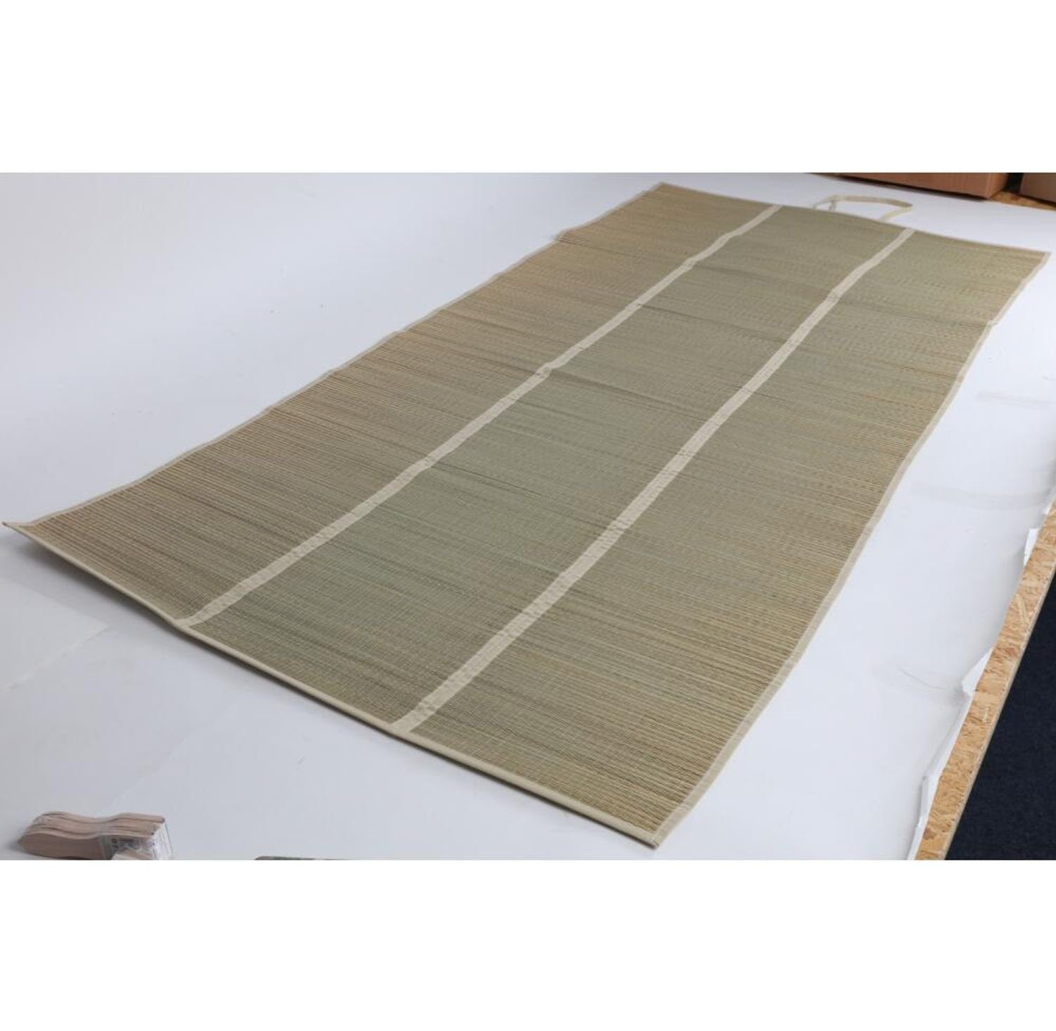 BURI Yogamatte 12x Decken Unterlage Strandmatte Tuch Sonnenliege 90x190cm Seegras