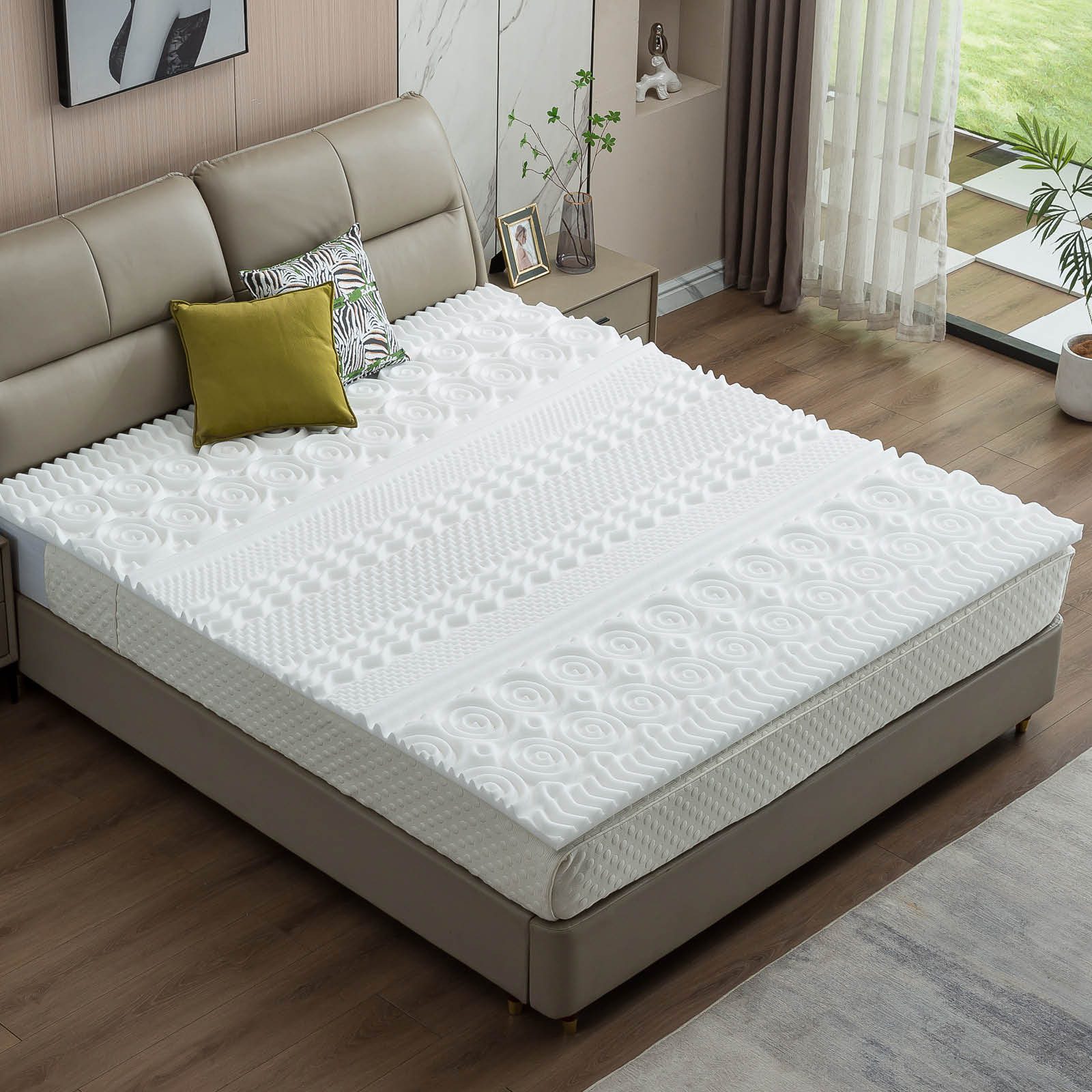 AMBINESS, Topper Matratzentopper Memory Foam 80x200cm - 180x200cm, orthopäd günstig online kaufen