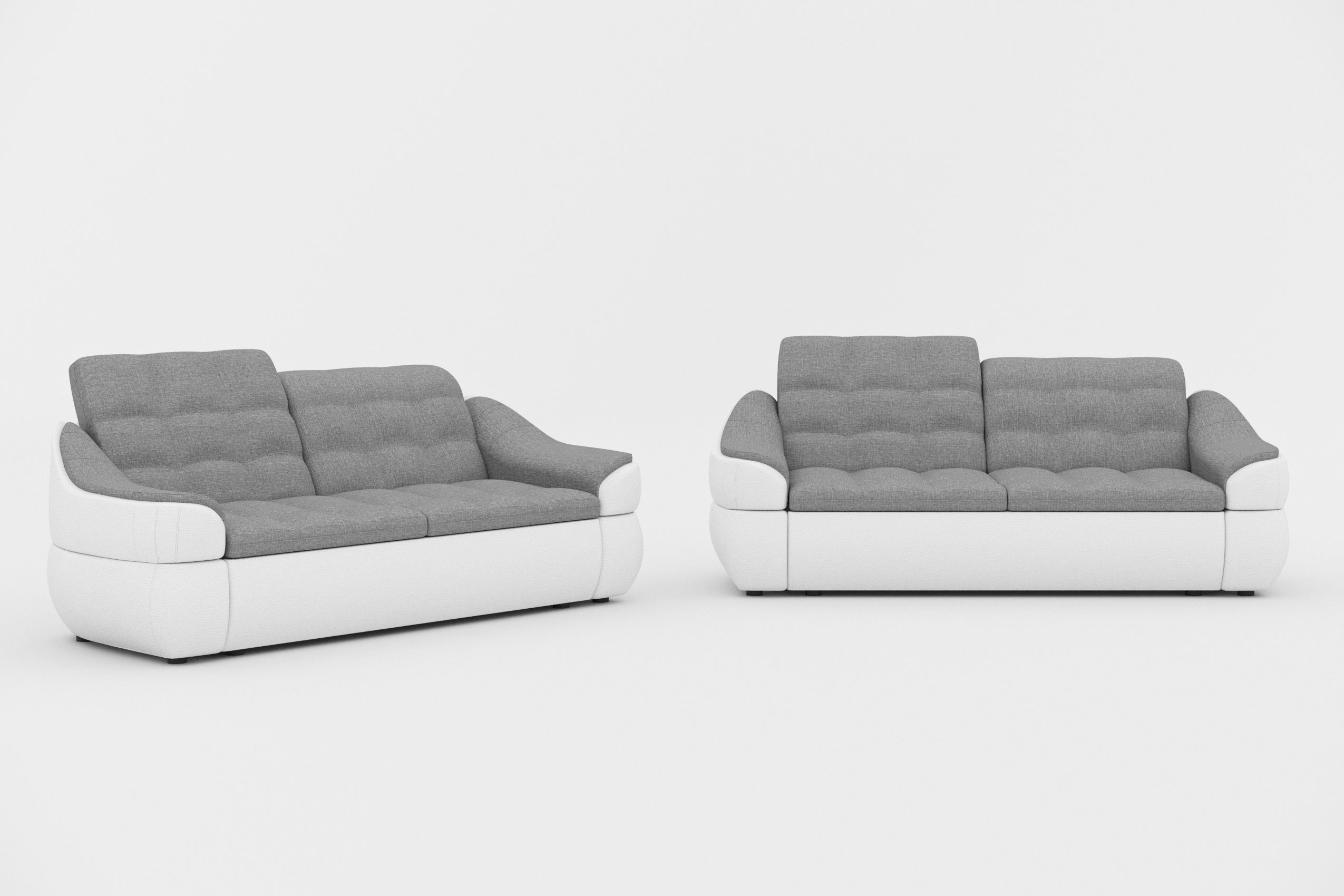 (2-tlg), Alisa, made 2x2-Sitzer in Design, bestehend Modern Stylefy (Set Europa aus Polstergarnitur Sofa,