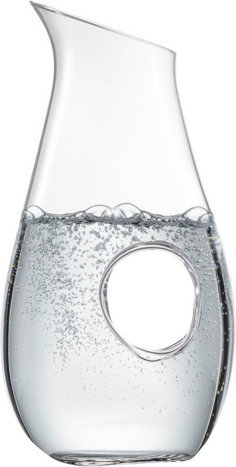 Eisch Wasserkrug 706/1.5 ND, Kristallglas, mit Durchgriff, NO DROP EFFEKT  für tropffreies Ausgießen, 1 Liter