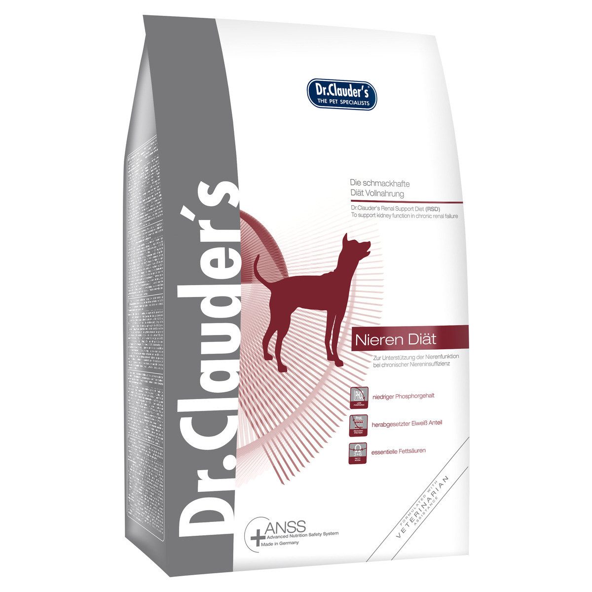 Dr. Clauder's Diät RSD Nierendiät 4 kg, für: Hund