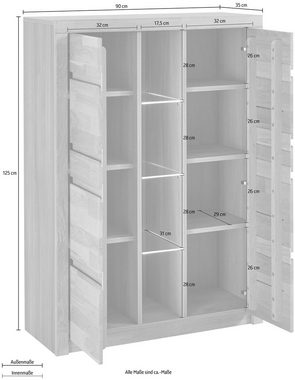 Woltra Highboard Silkeborg, Breite 90 cm