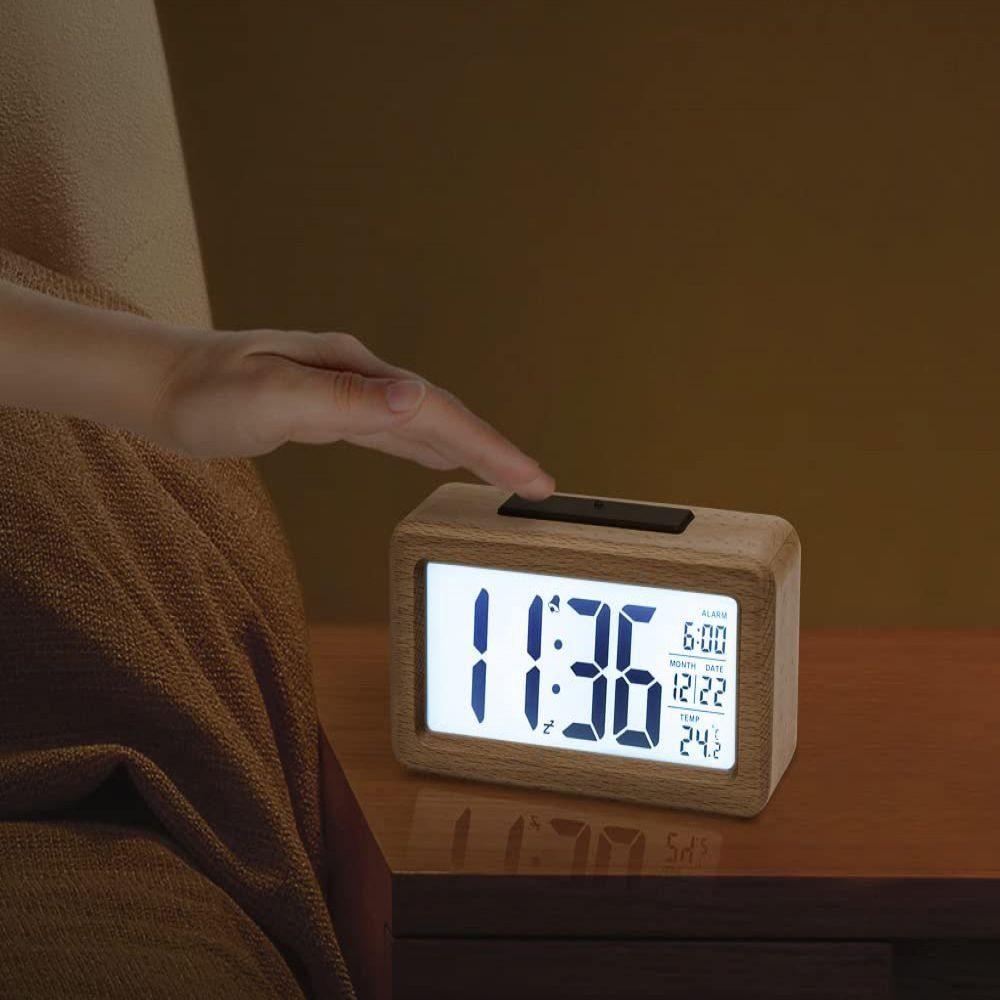 Digital,Großer Wecker Anzeige dekorative Wecker Uhr Jormftte