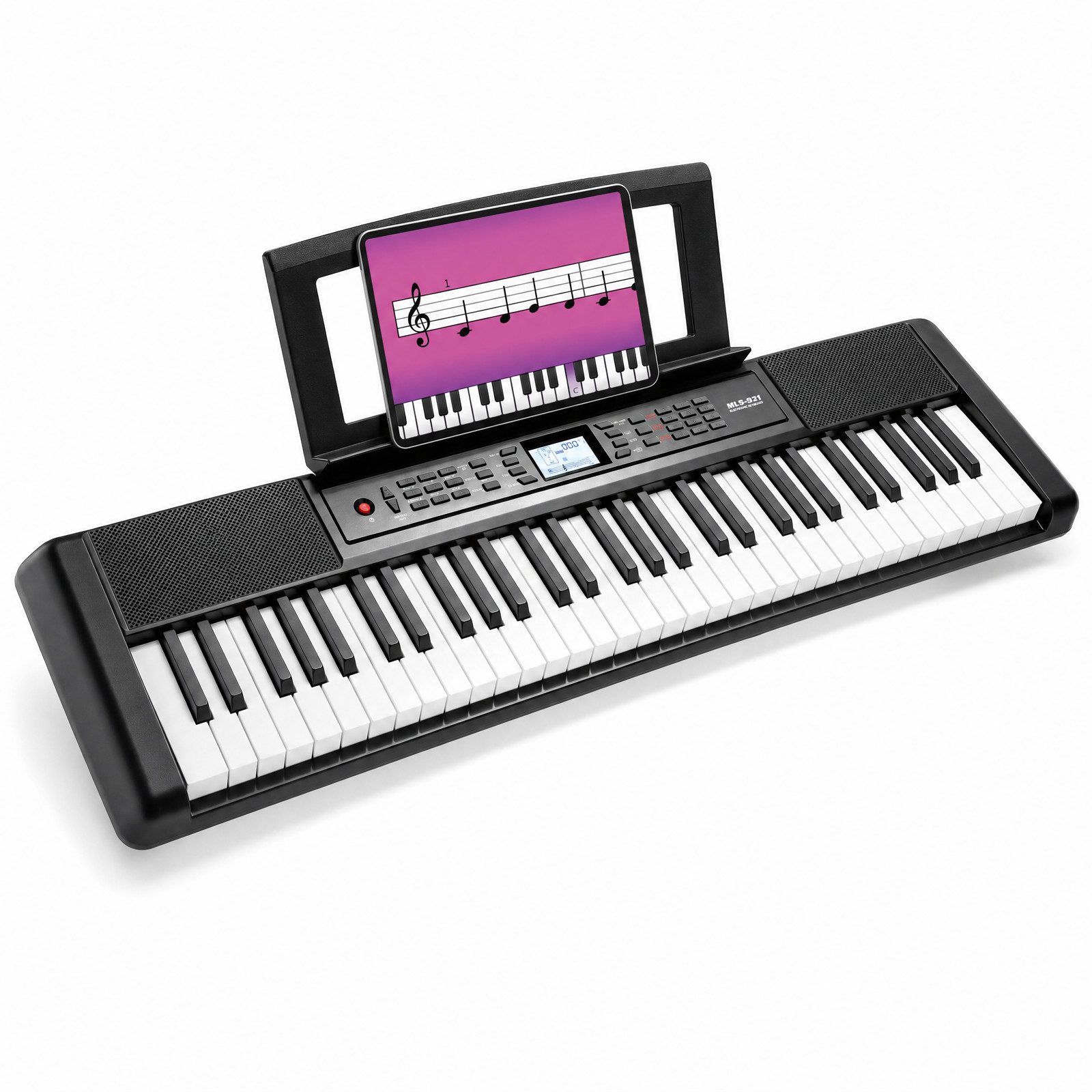 TLGREEN Digitalpiano Keyboard Piano, Digital Klavier 61 Tasten, E-Piano Tastatur, Stagepiano, Home-Keyboard, für Anfänger