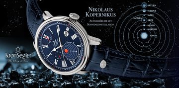 Kronsegler Automatikuhr Kopernikus Herren Armbanduhr m. Lederband