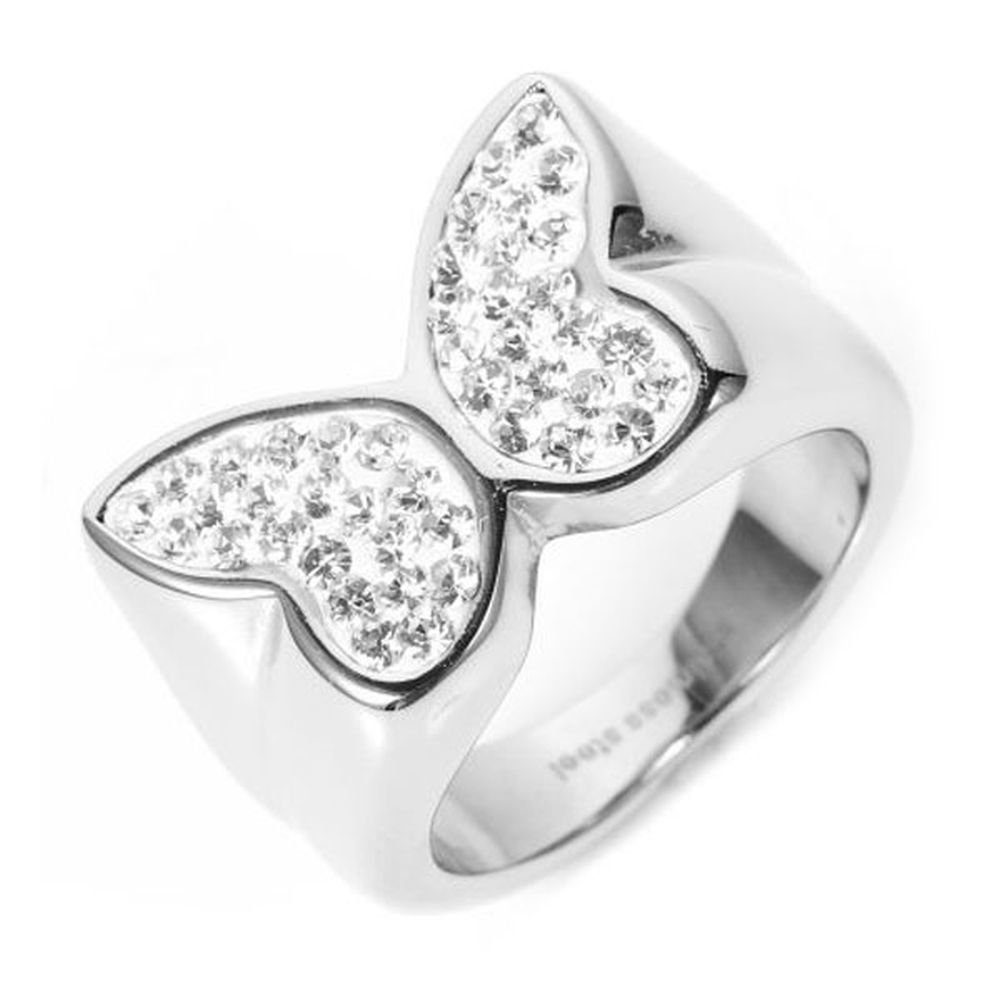 Kingka Fingerring Glamour Crystal Ring "Schmetterling" günstig online kaufen