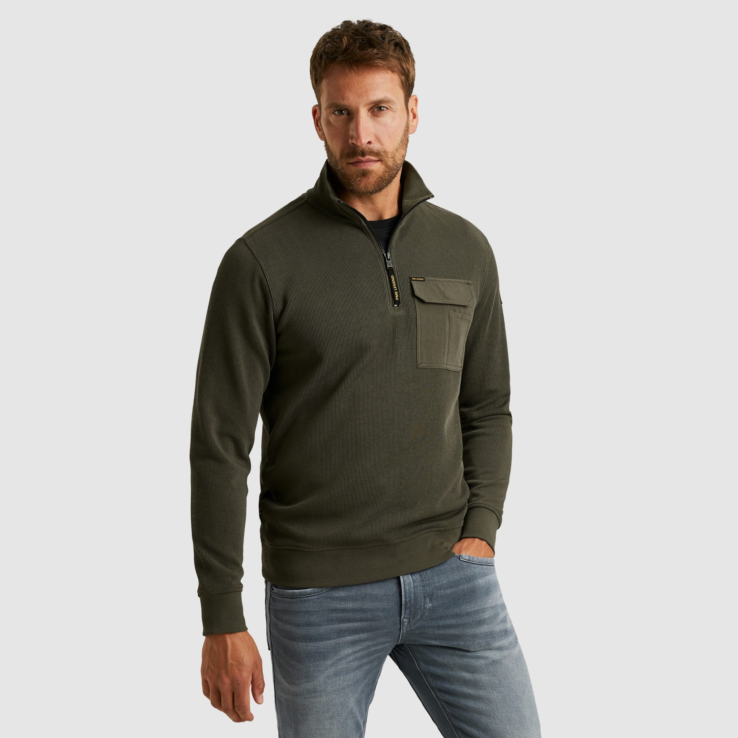 PME LEGEND Troyer mit Brusttasche günstig online kaufen