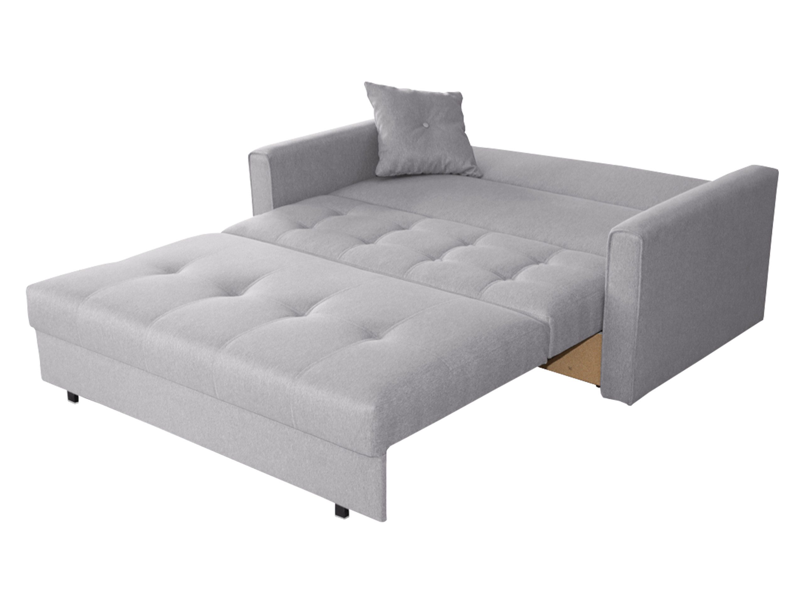MIRJAN24 Schlafsofa Viva Lux III, mit Schlaffunktion und Bettkasten, 3 Sitzer, inkl. Kissen