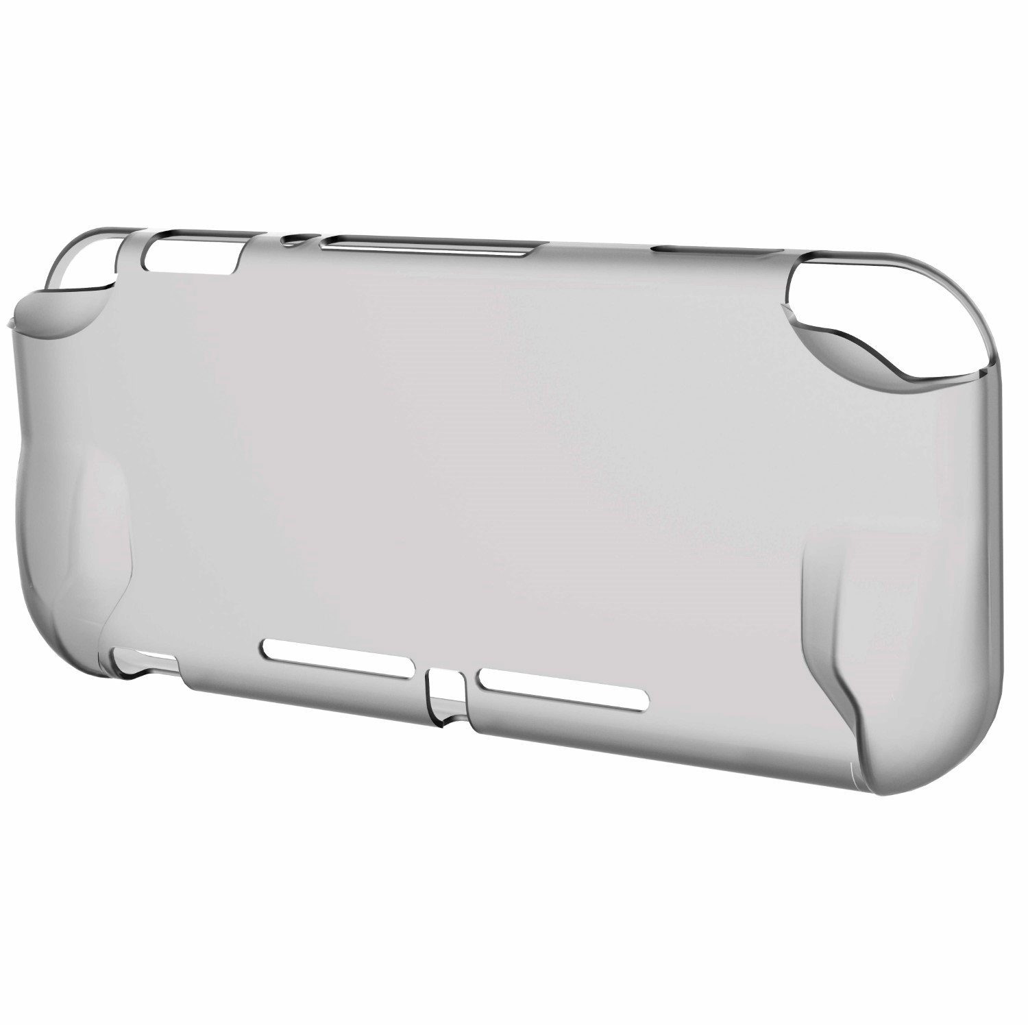 Hama Konsolen-Tasche Hard-Case Schutz-Hülle Tasche Grau, Anti-Kratz, besserer Griff, Grip-Cover für Nintendo Switch Lite