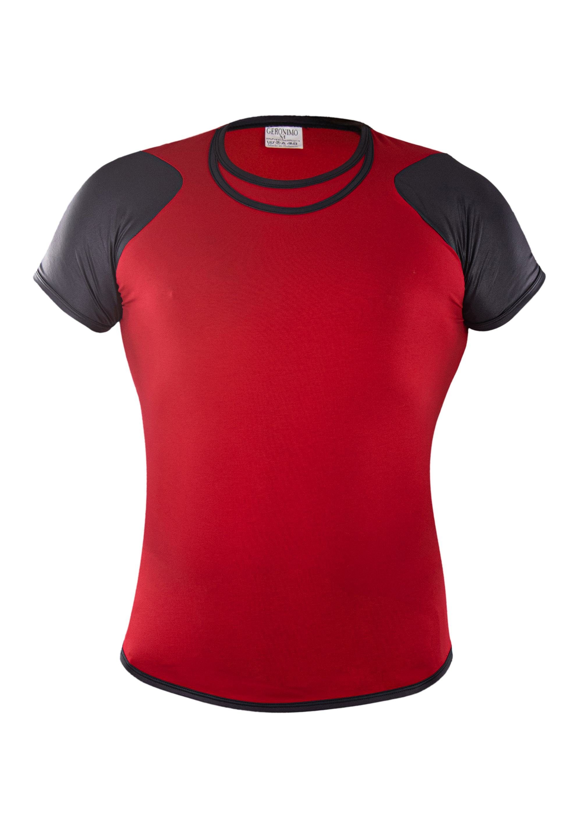 (Baumwolle) Erotic T-Shirt T-Shirt Geronimo or Red Push Zipp