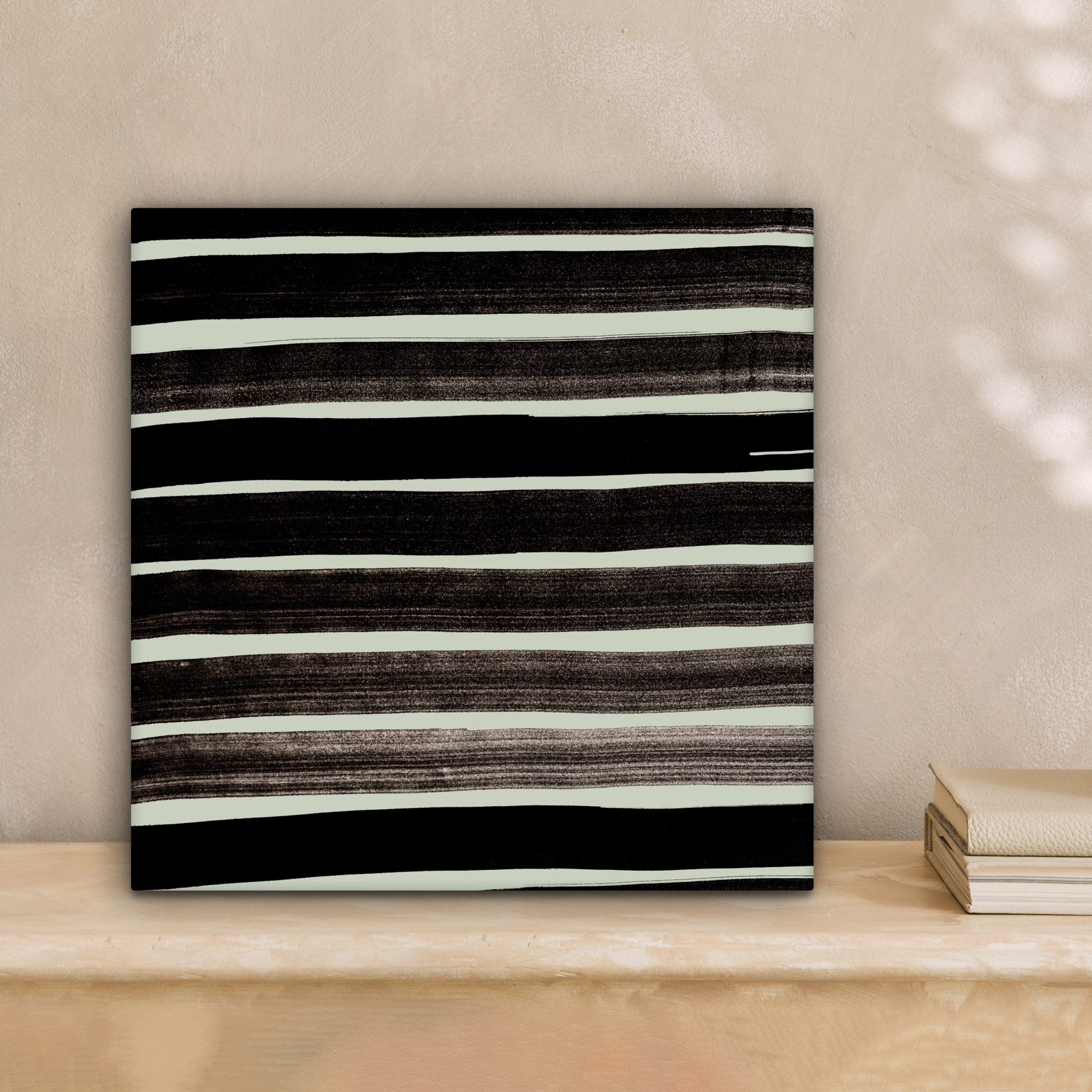 OneMillionCanvasses® Leinwandbild Linien - Dunkel - günstig online kaufen
