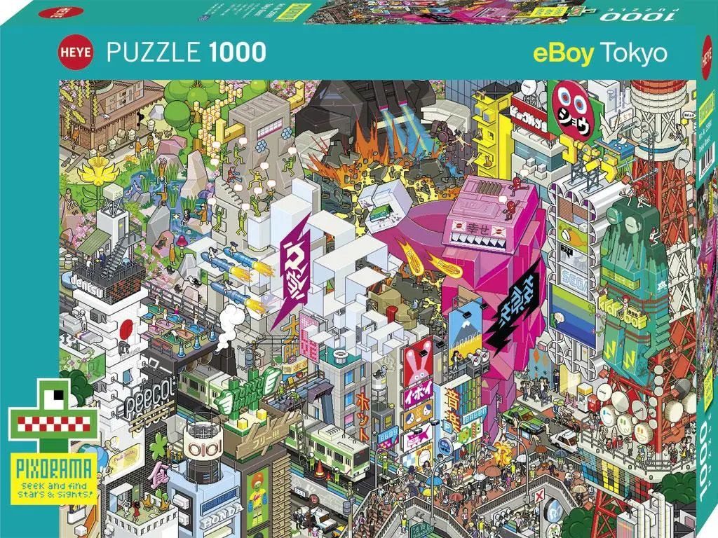 HEYE Puzzle Tokyo Quest Puzzle 1000 Teile, 1000 Puzzleteile