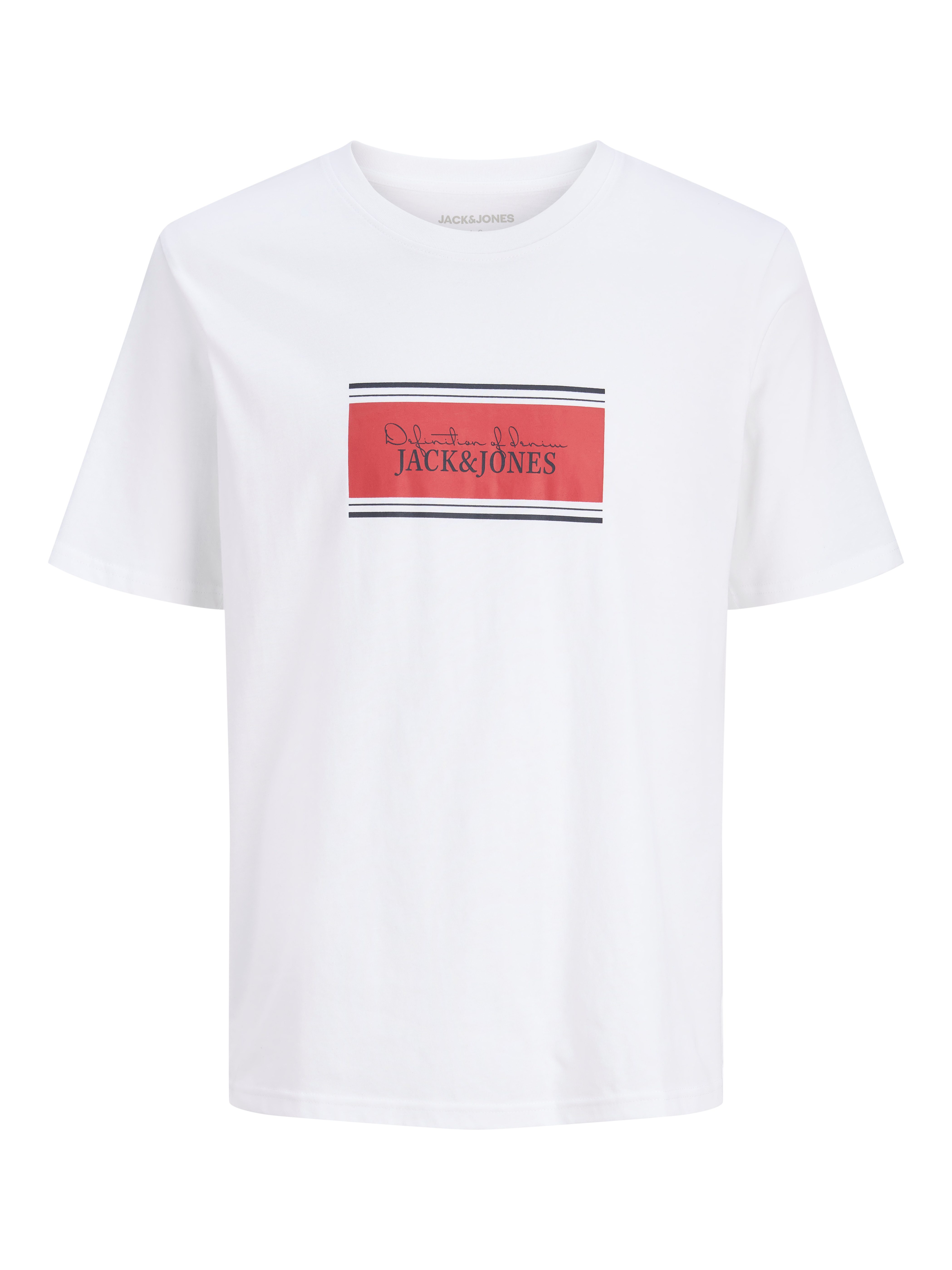 Jack & Jones Rundhalsshirt JJBUSTER TEE SS CREW NECK BTS aus Baumwolle, normale Passform, pflegeleicht – Bild 3 von 4