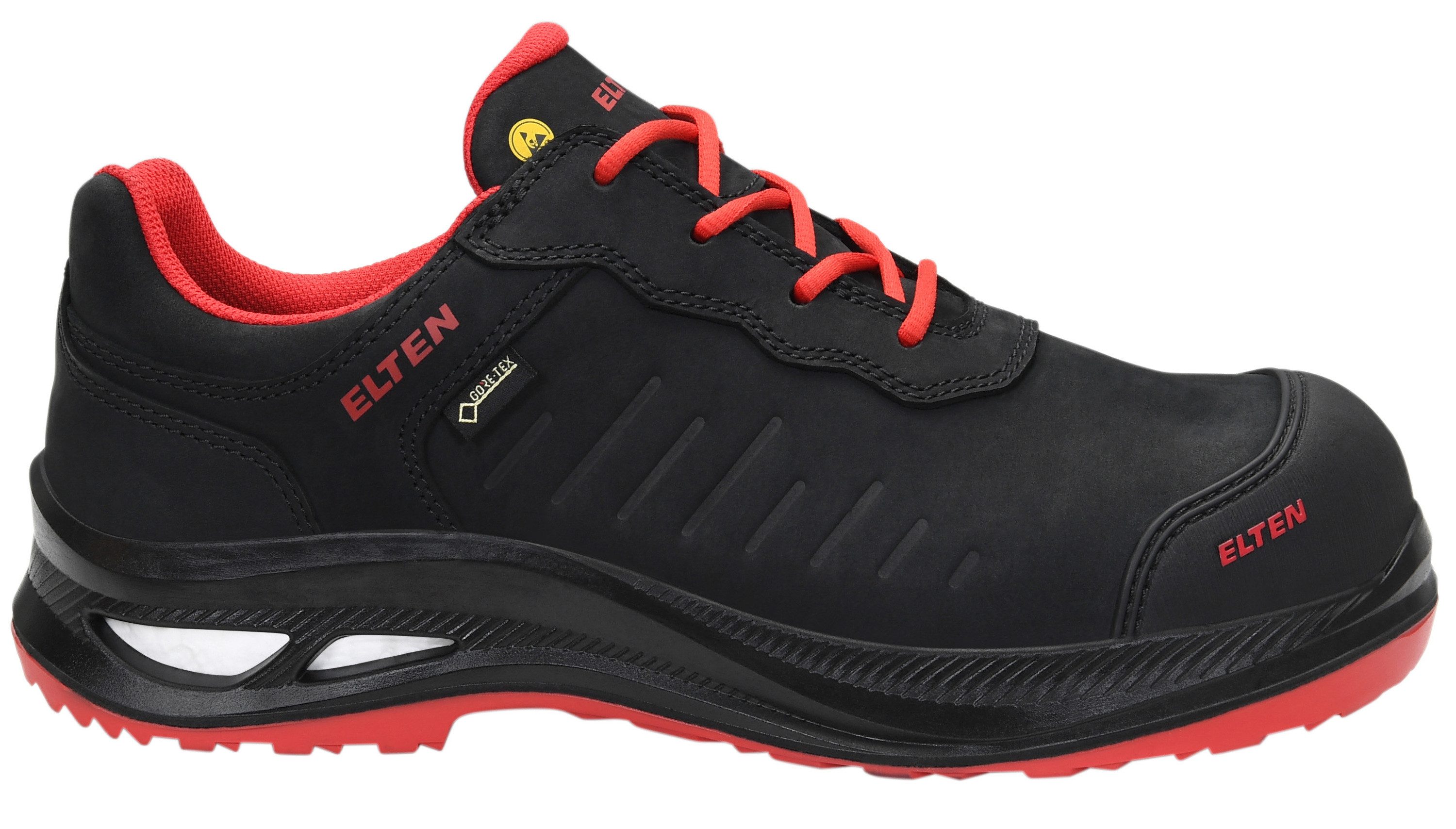 ELTEN STEWART XXG Pro GTX® black-red Low ESD S3 Sicherheitsschuh (Schuhkarton, Paar)