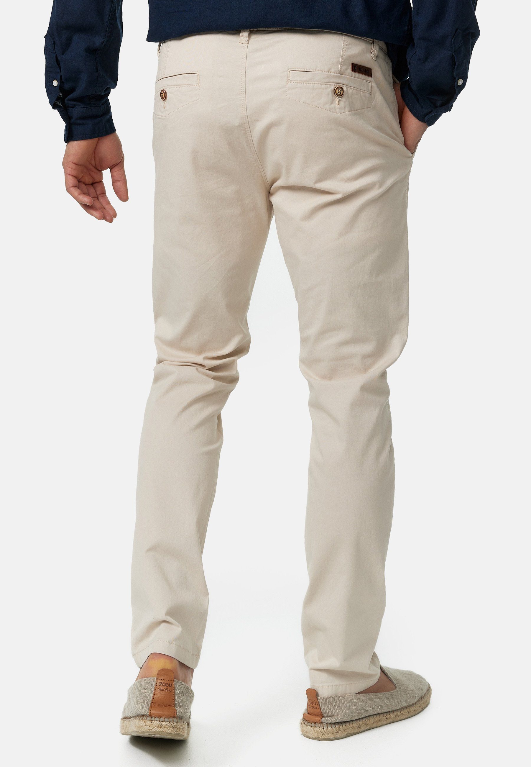 Indicode Chinohose Herren Cherry Chino Hose Herrenhose 98% Baumwolle, 2% Elasthan