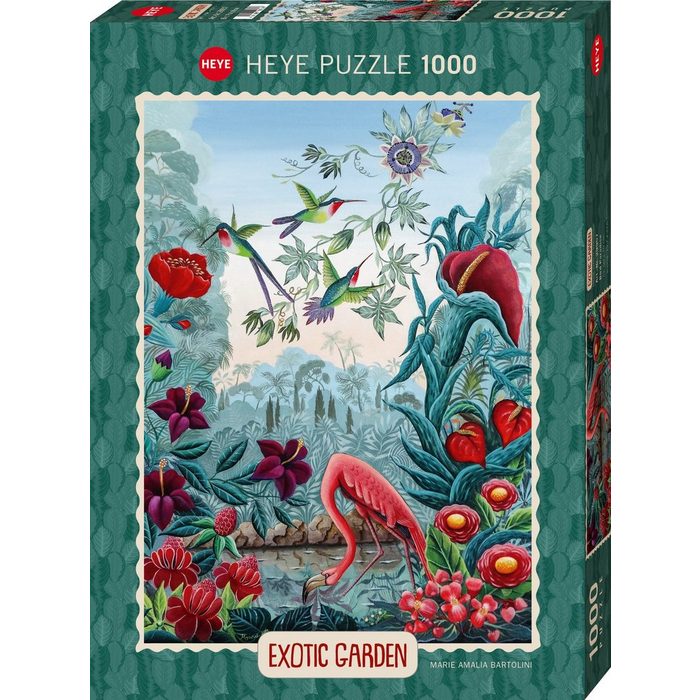 HEYE Puzzle »Bird Paradise / Exotic Garden« 1000 Puzzleteile Made in Germany