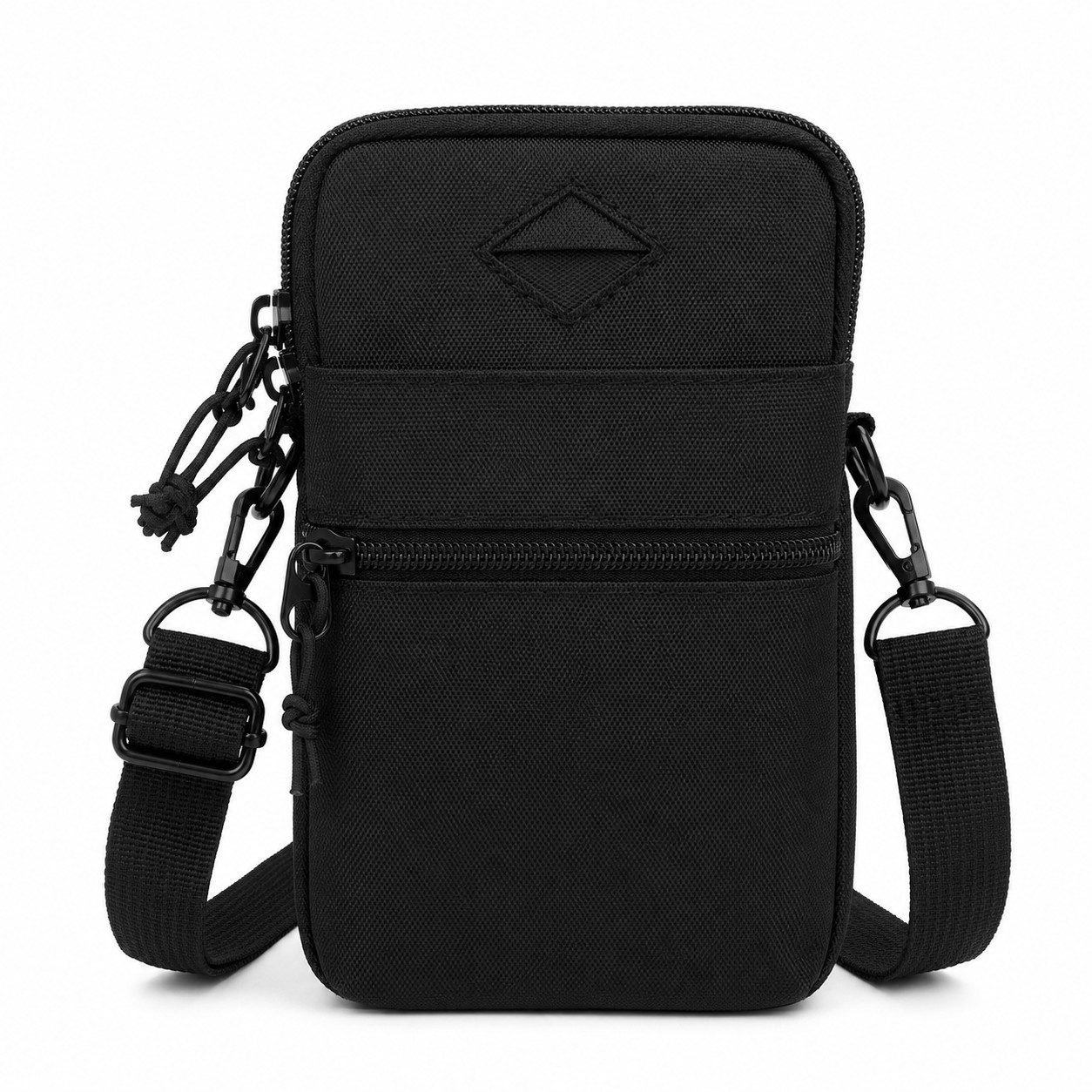XiRRiX Umhängetasche Tasche zum Umhängen für Damen / Herren - universal Handytasche klein (1-tlg., mit verstellbarem Schulterriemen), wasserabweisendes Material, RFID Kartenfach im Inneren