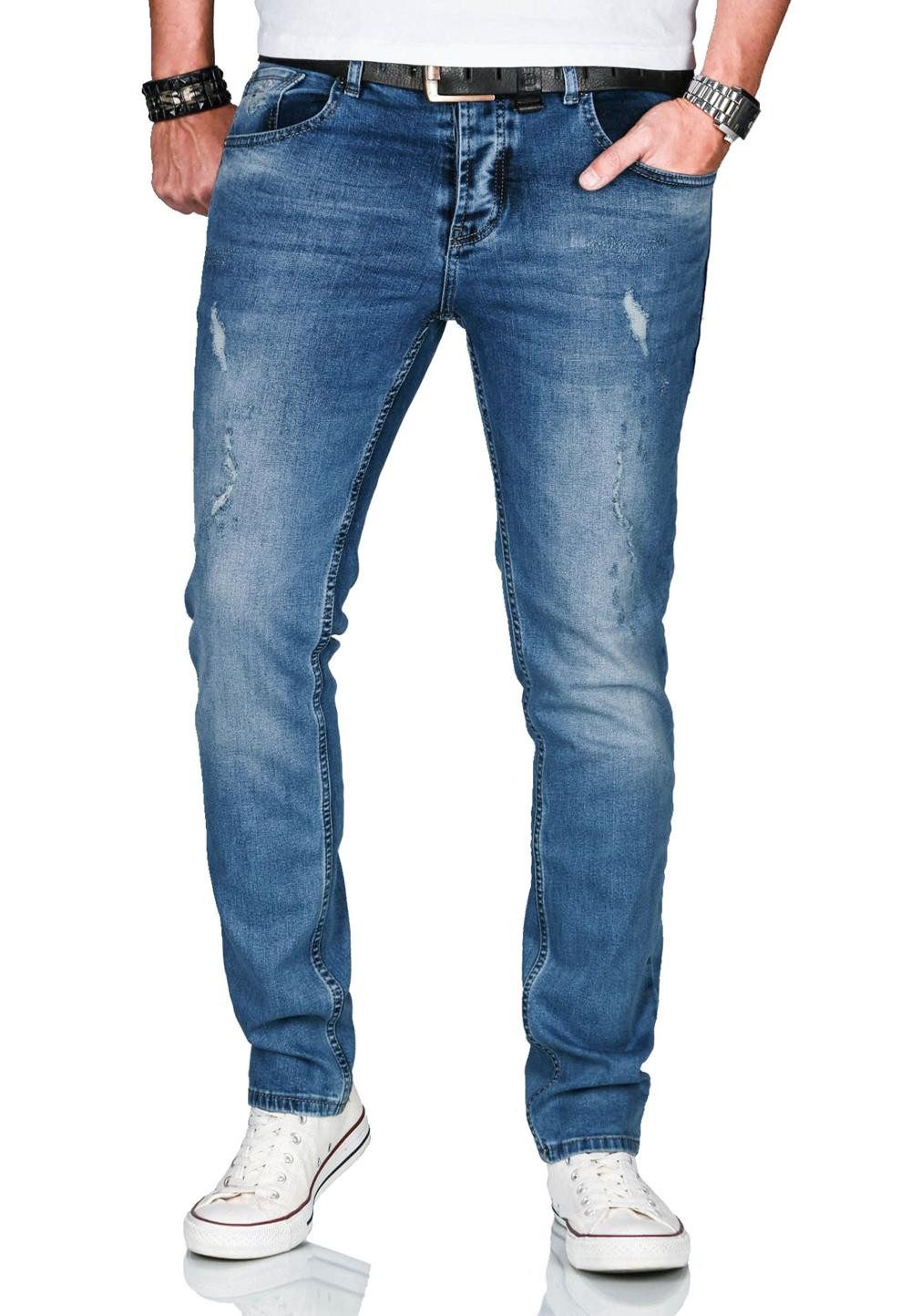 Alessandro Salvarini Straight-Jeans ASCatania mit used günstig online kaufen