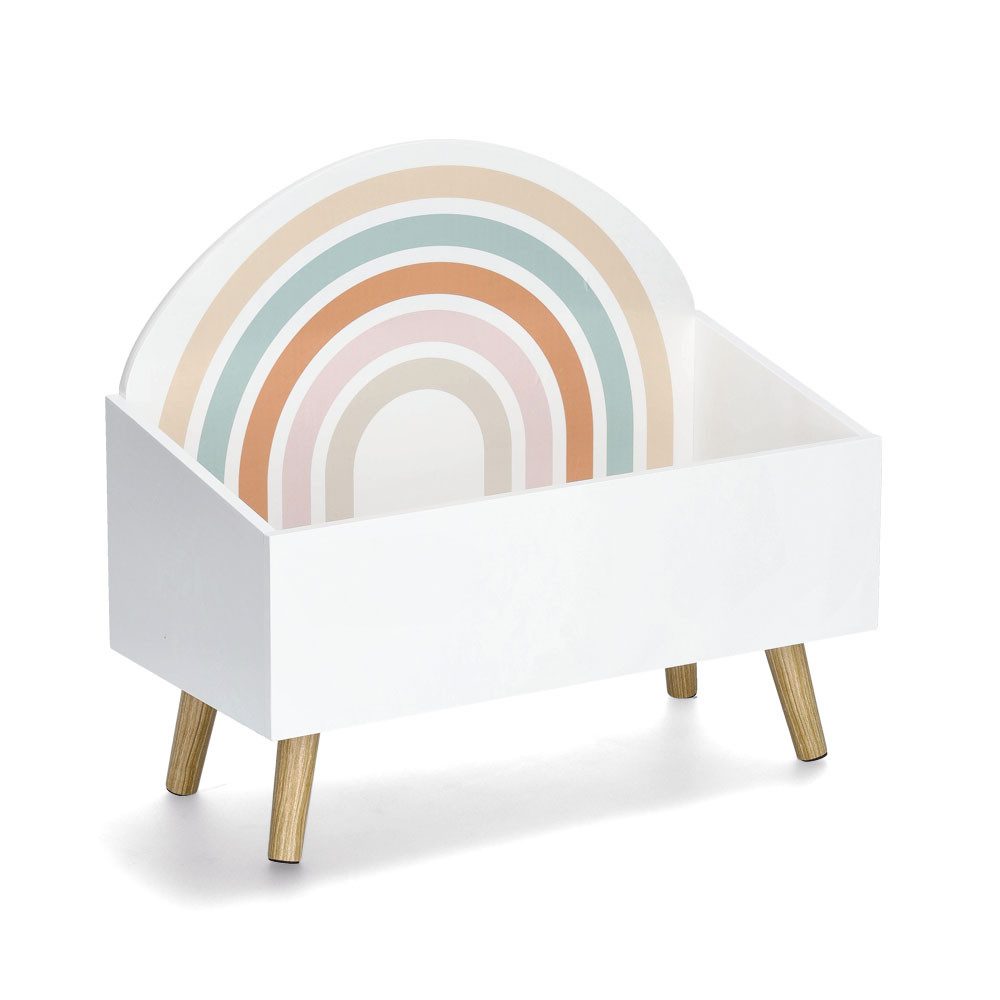 Zeller Present Spielzeugtruhe Kinder-Aufbewahrungstruhe - Rainbow günstig online kaufen