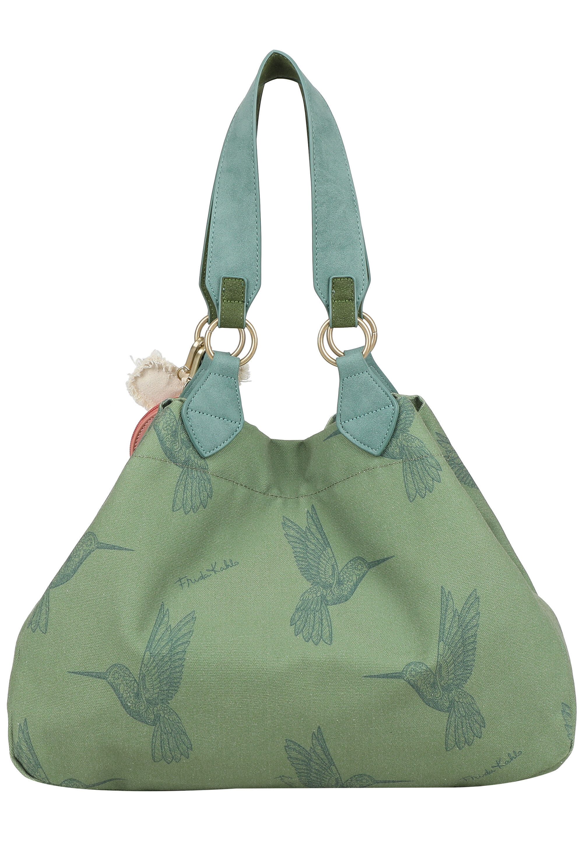 Fritzi aus Preußen Shopper Fritzi x Frida Kahlo, mit Kolibri-Print – Bild 2 von 5
