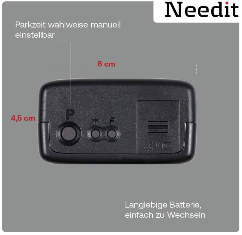 NeedIt elektronische Parkscheibe Park Micro