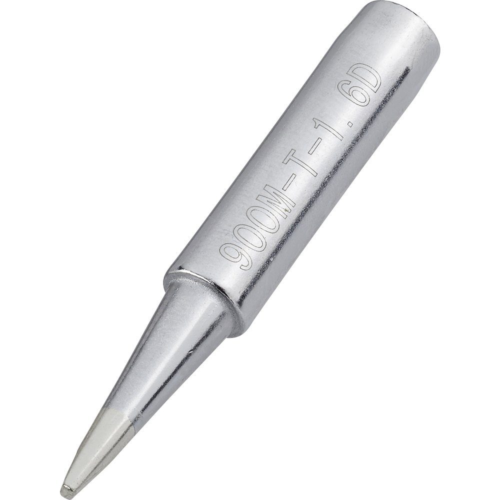 TOOLCRAFT Lötkolben TOOLCRAFT Lötspitze Meißelform Spitzen-Größe 1.6 mm Spitzen-Länge 17, TO-4941108
