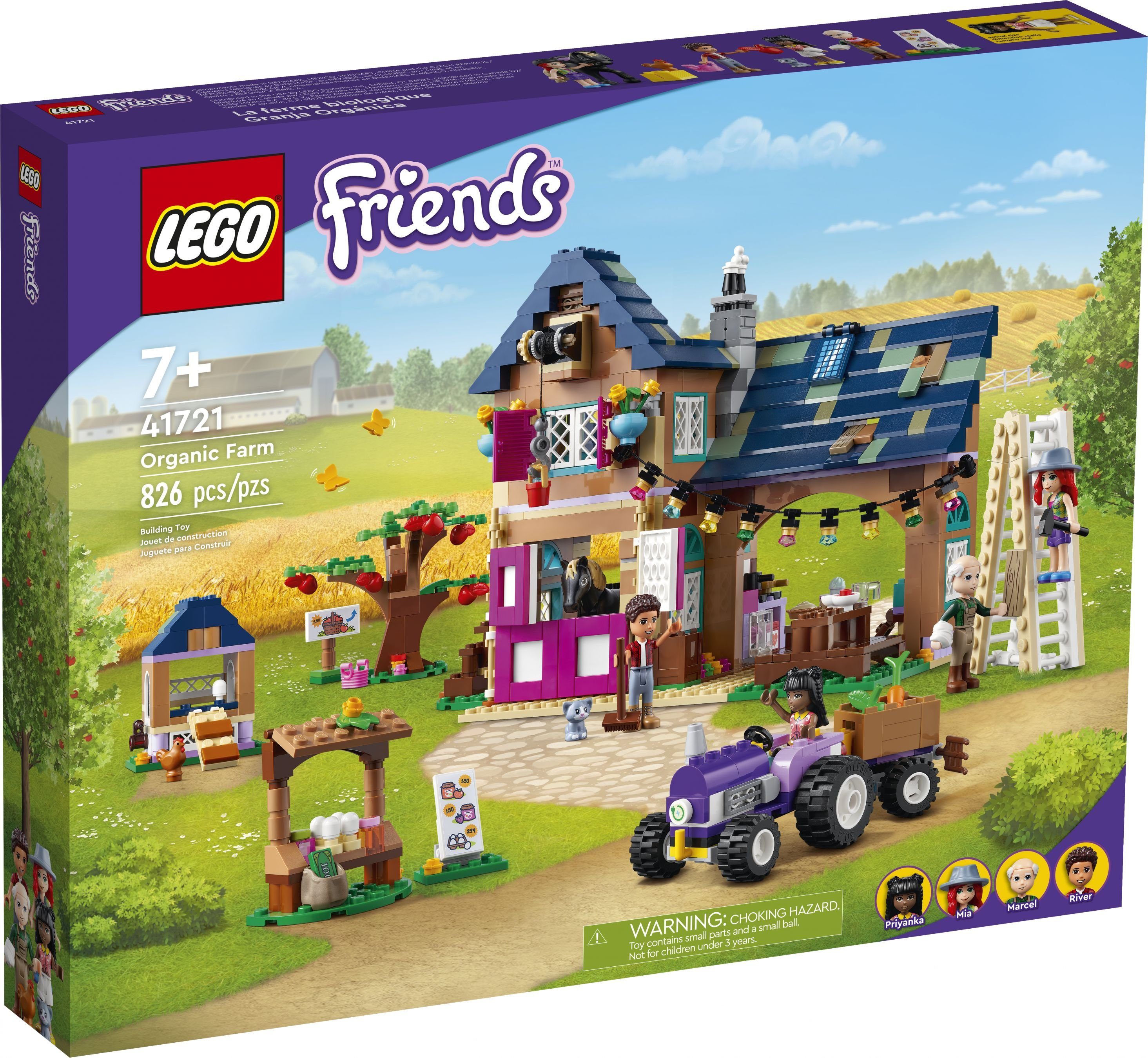 LEGO® Konstruktionsspielsteine LEGO® Friends 41721 Bio-Bauernhof