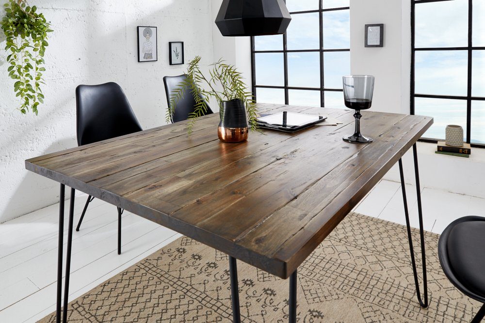 riess-ambiente Esstisch SCORPION 120cm braun / günstig online kaufen