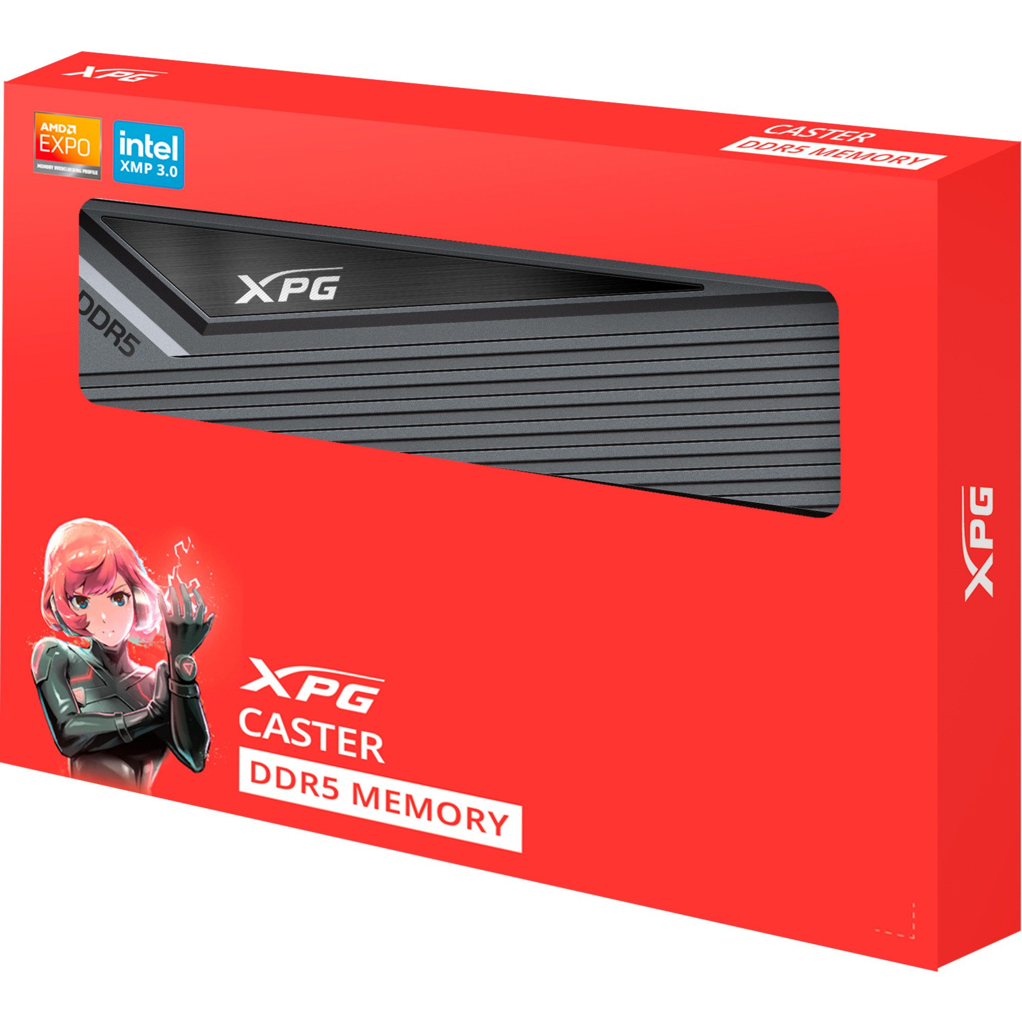 ADATA DDR5 RAM 32 GB Kit (2x16 GB) 6000 MHz – RGB-Beleuchtung, Für Gaming & High-Performance-PCs