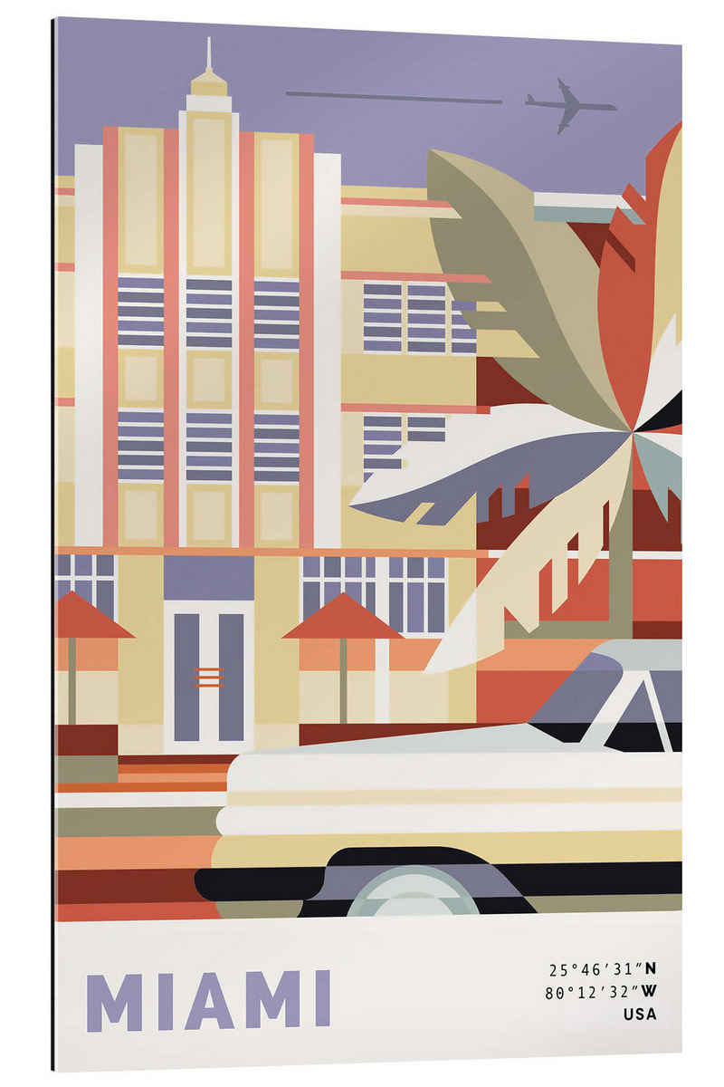 Posterlounge XXL-Wandbild Nigel Sandor, Miami, Illustration
