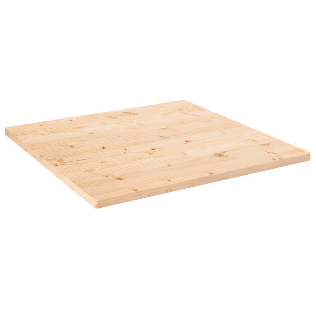 furnicato Tischplatte 90x90x2,5 cm Massivholz Kiefer Quadratisch (1 St)