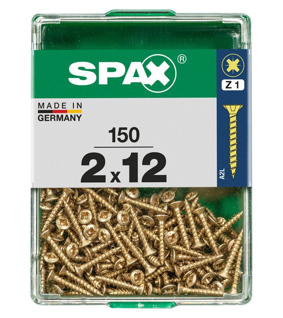 SPAX Holzbauschraube Spax Universalschrauben 2.0 x 12 mm PZ 1 - 150