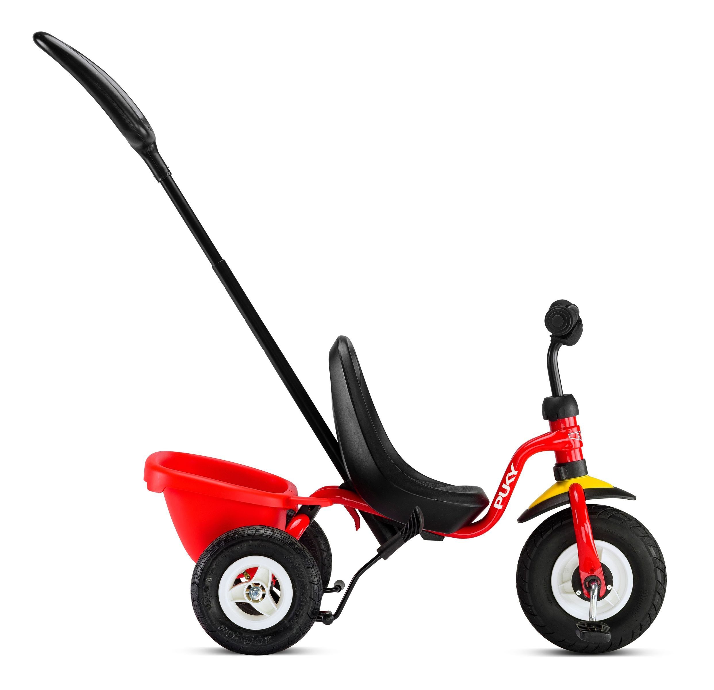 Puky Dreirad PUKY CEETY AIR Dreirad Carry-Touring-Kipper-Luft rot, für  Kinder mit einer Körpergröße von 85 bis 100 cm, Freilaufautomatik mit  Arretierung, Handbremse und Sicherheitslenkergriffe, Gewicht: 6 kg,  LIEFERUMFANG - Geliefert wird ein