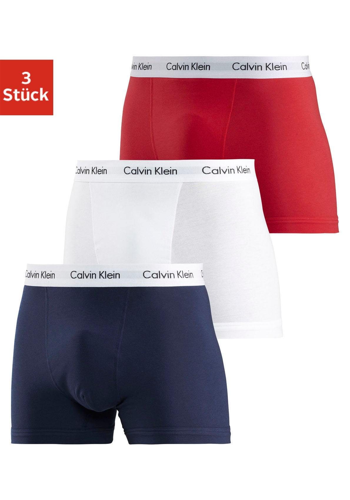 Calvin Klein Underwear Boxer CK Boxer 3x (3-St) mit Logoschriftzug am Bund günstig online kaufen