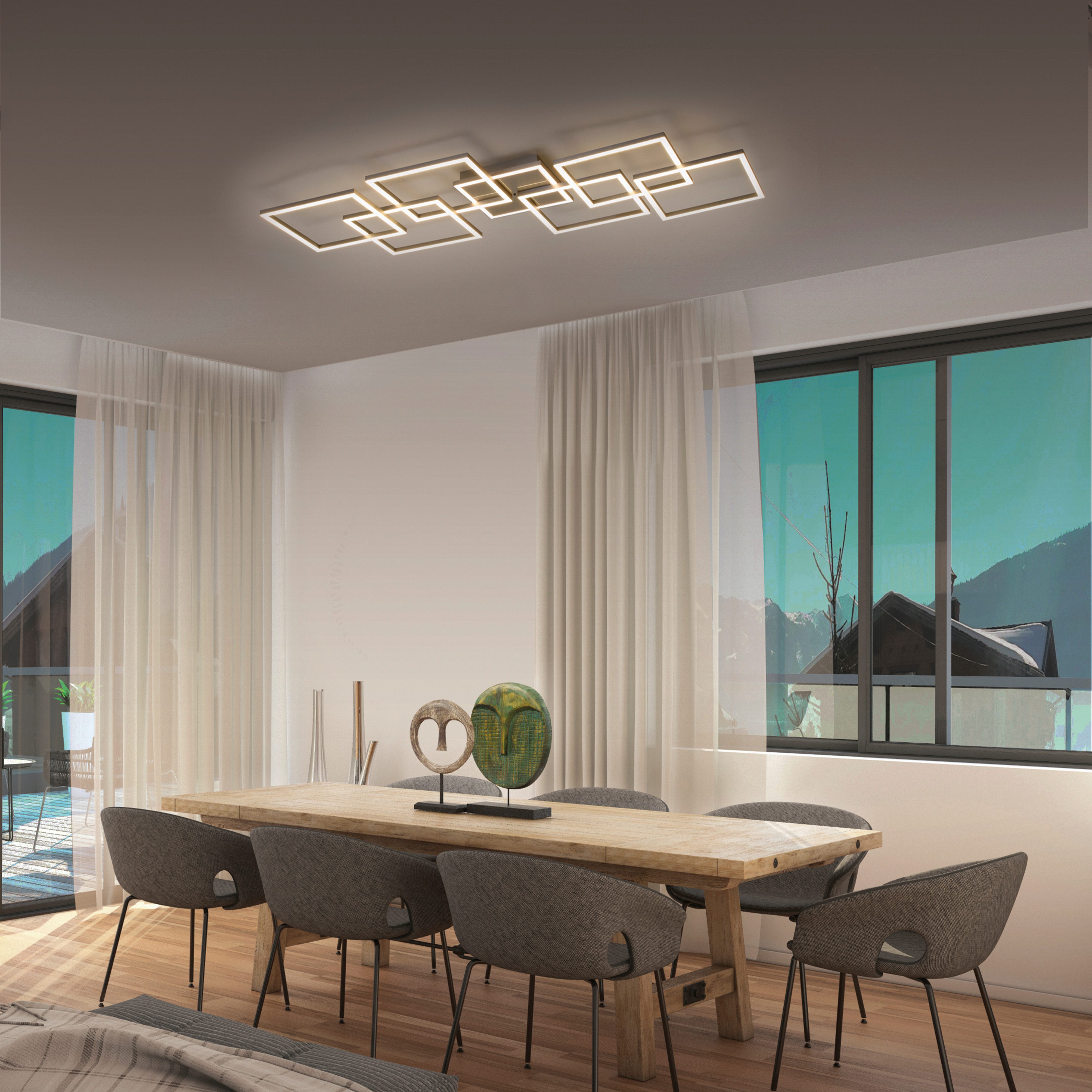 Neuhaus Q SMART HOME LIGHTS LED Deckenleuchte Q-INIGO, Smart Home, LED fest integriert, warmweiß - kaltweiß