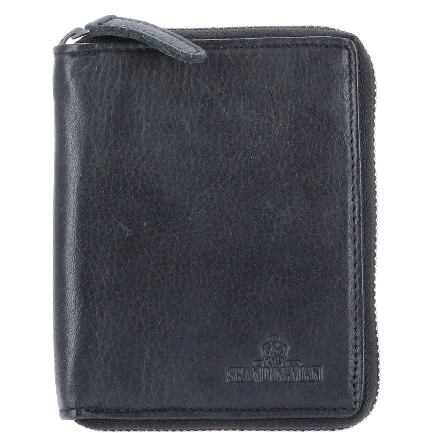 The Skandinavian Brand Geldbörse The Skandinavian Brand RFID Wallet Nappa Leather Black