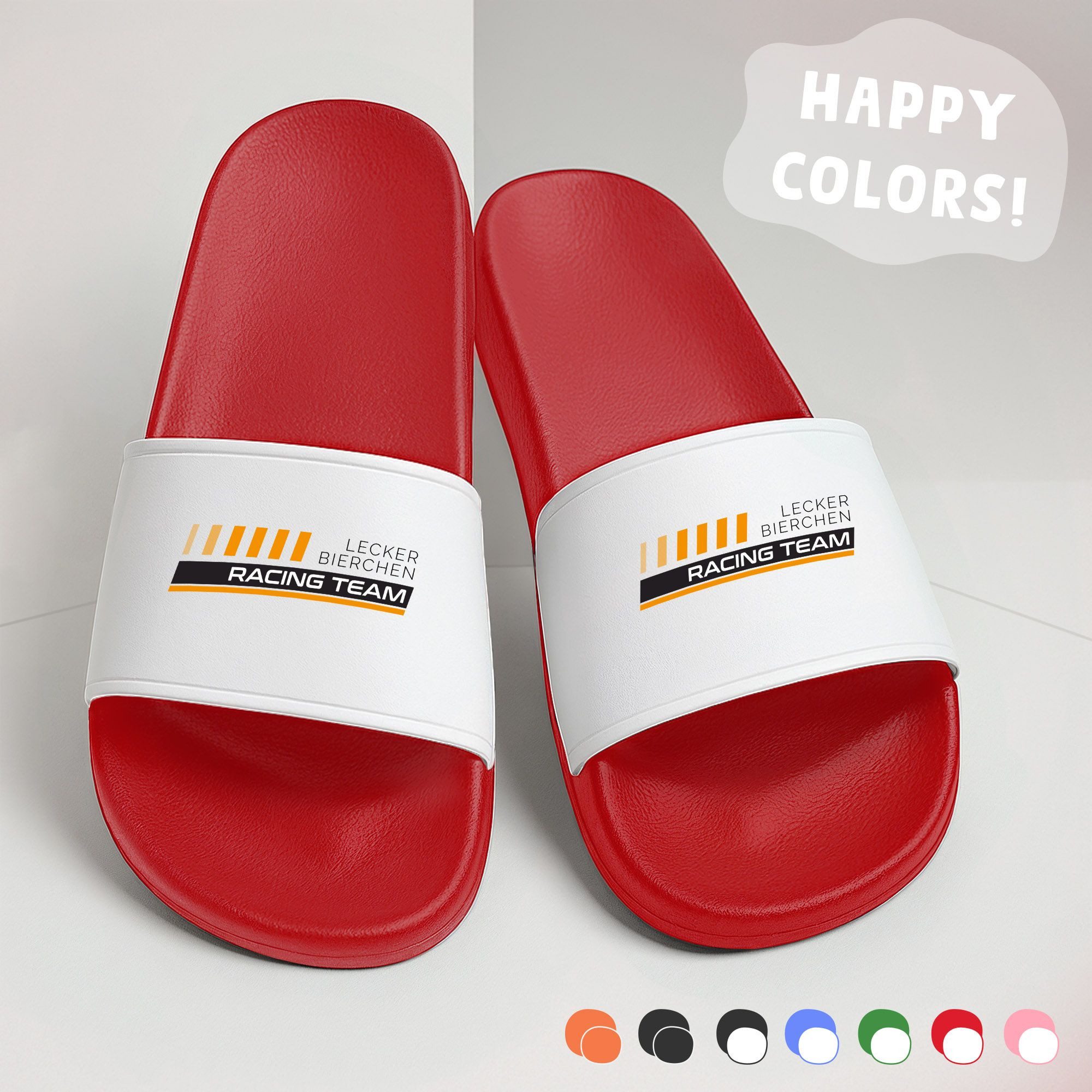 MoonWorks Badeschlappen mit Spruch Lecker Bierchen Badelatschen Unisex mit günstig online kaufen