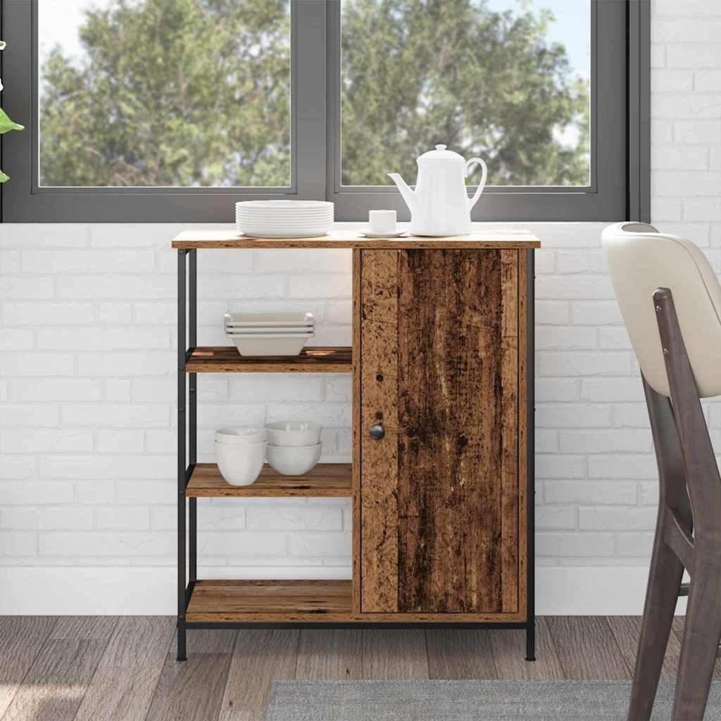 vidaXL Kommode 70 x 30 x 80 cm Sideboard Altholz 70x30x80 cm Ingenieuholz