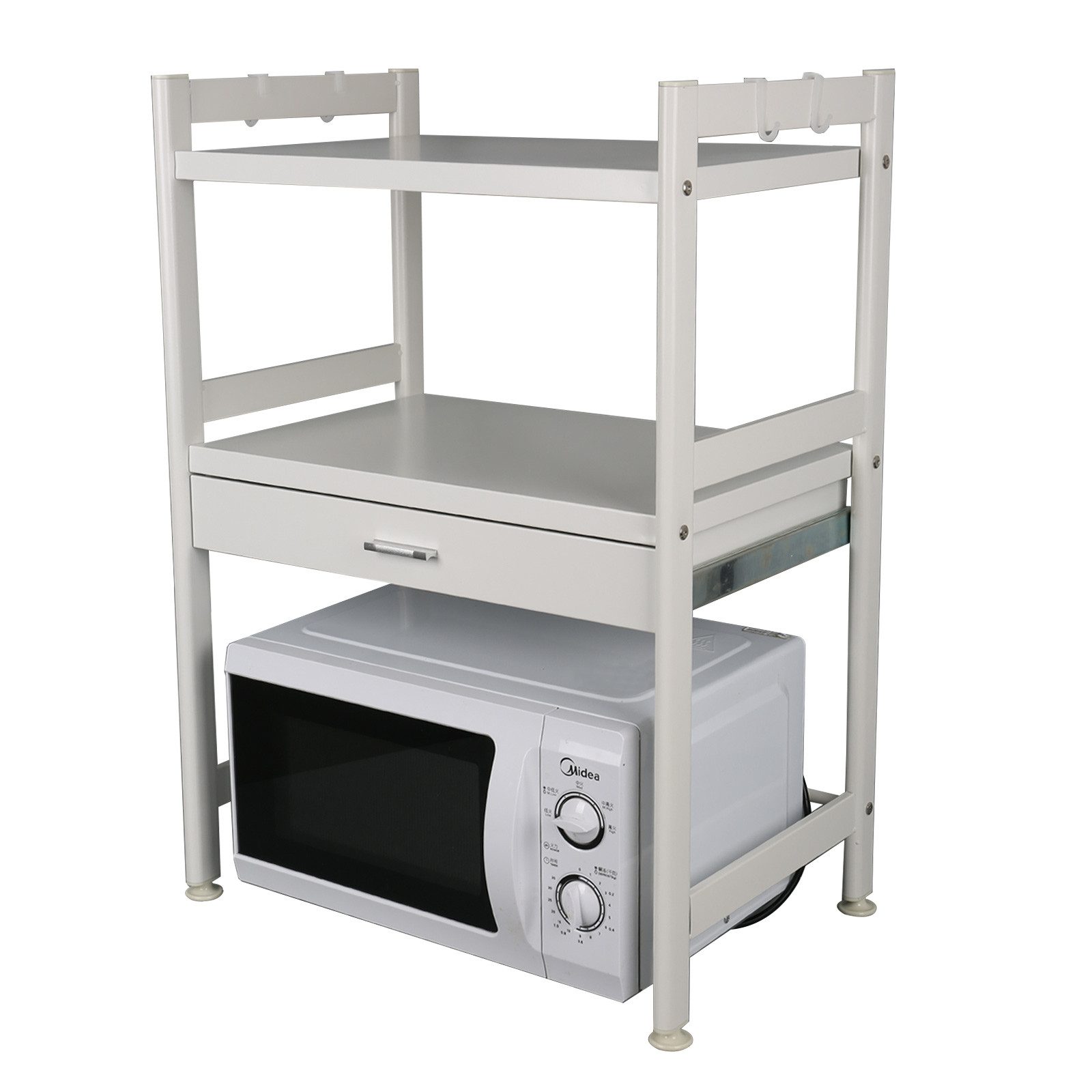 TWSOUL Küchenregal Mikrowellen Regal mit Schubladen, Mikrowellenständer mit günstig online kaufen