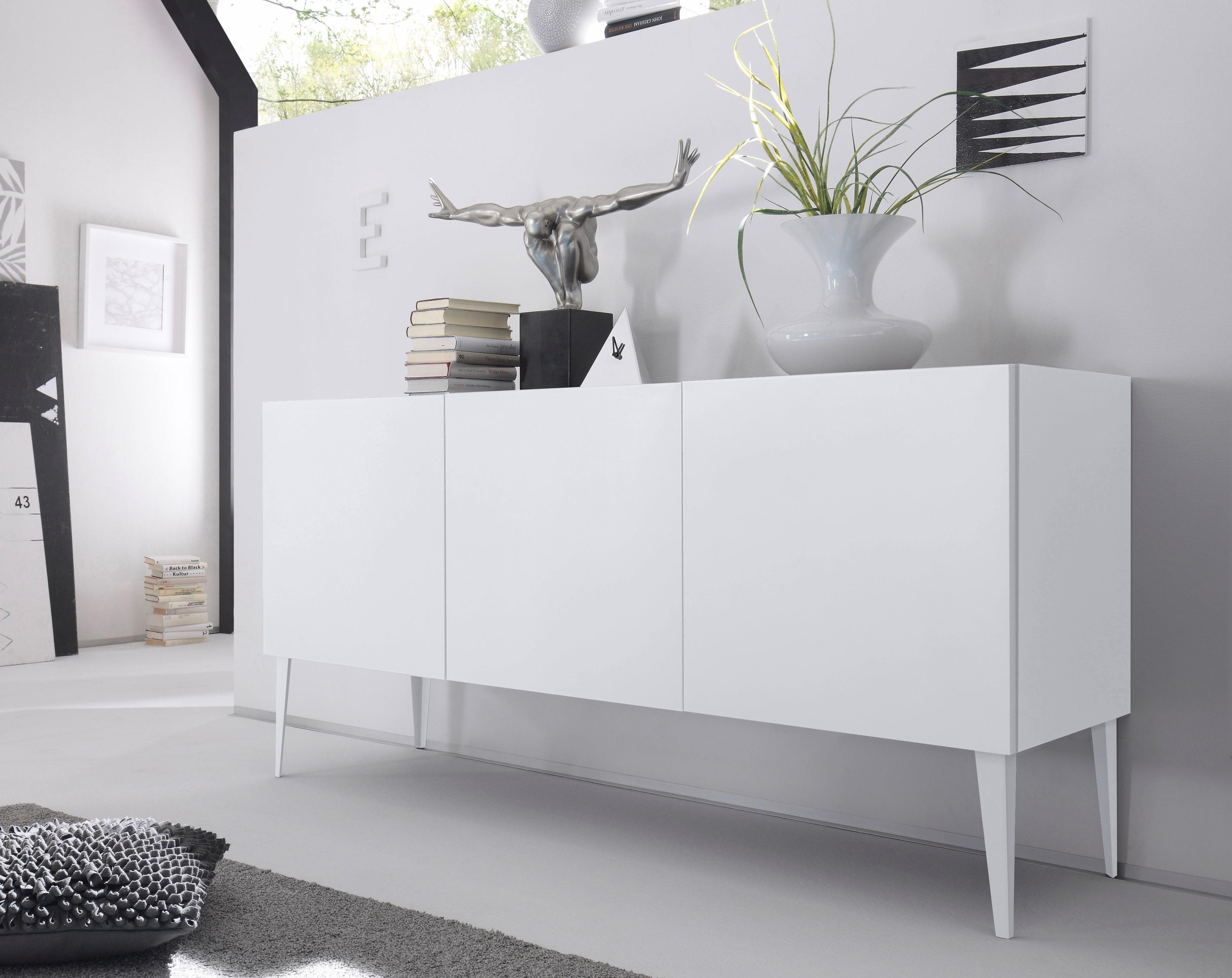 Places of Style Sideboard »Zela«, 3-türig, mit Füßen, Breite 184 cm online  kaufen | OTTO