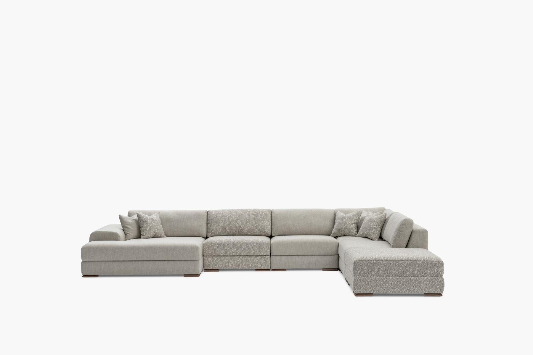 JVmoebel Ecksofa Modern Ecksofa Stoff Big Sofa Couch L Form Polstersofa 150x425x290, Made in Europe