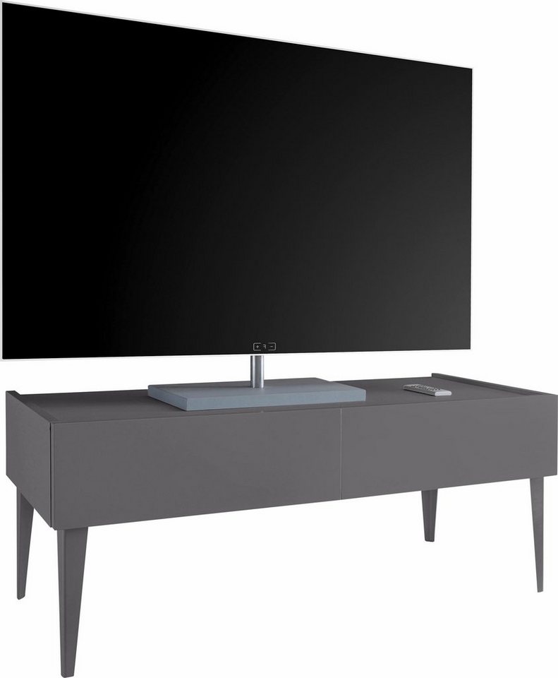 Places of Style TV-Board »Zela«, mit 2 Schubladen, mit Füßen, Breite 123 cm-HomeTrends