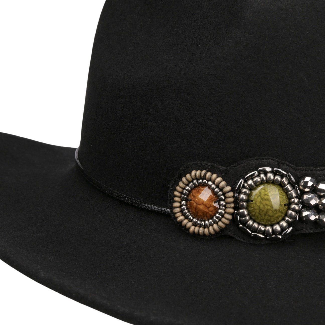 Lipodo Cowboyhut (1-St) Wollhut, Made in Italy