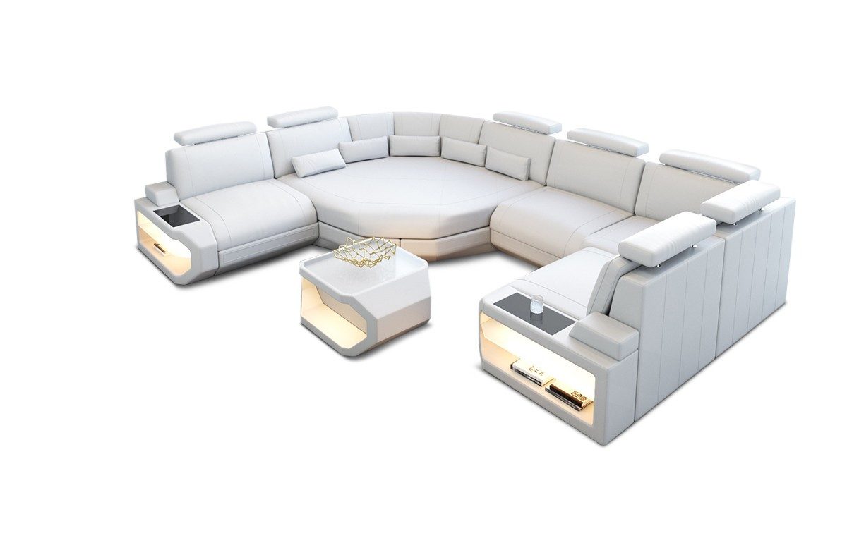 Sofa Dreams Wohnlandschaft Sofa Leder Asti günstig online kaufen