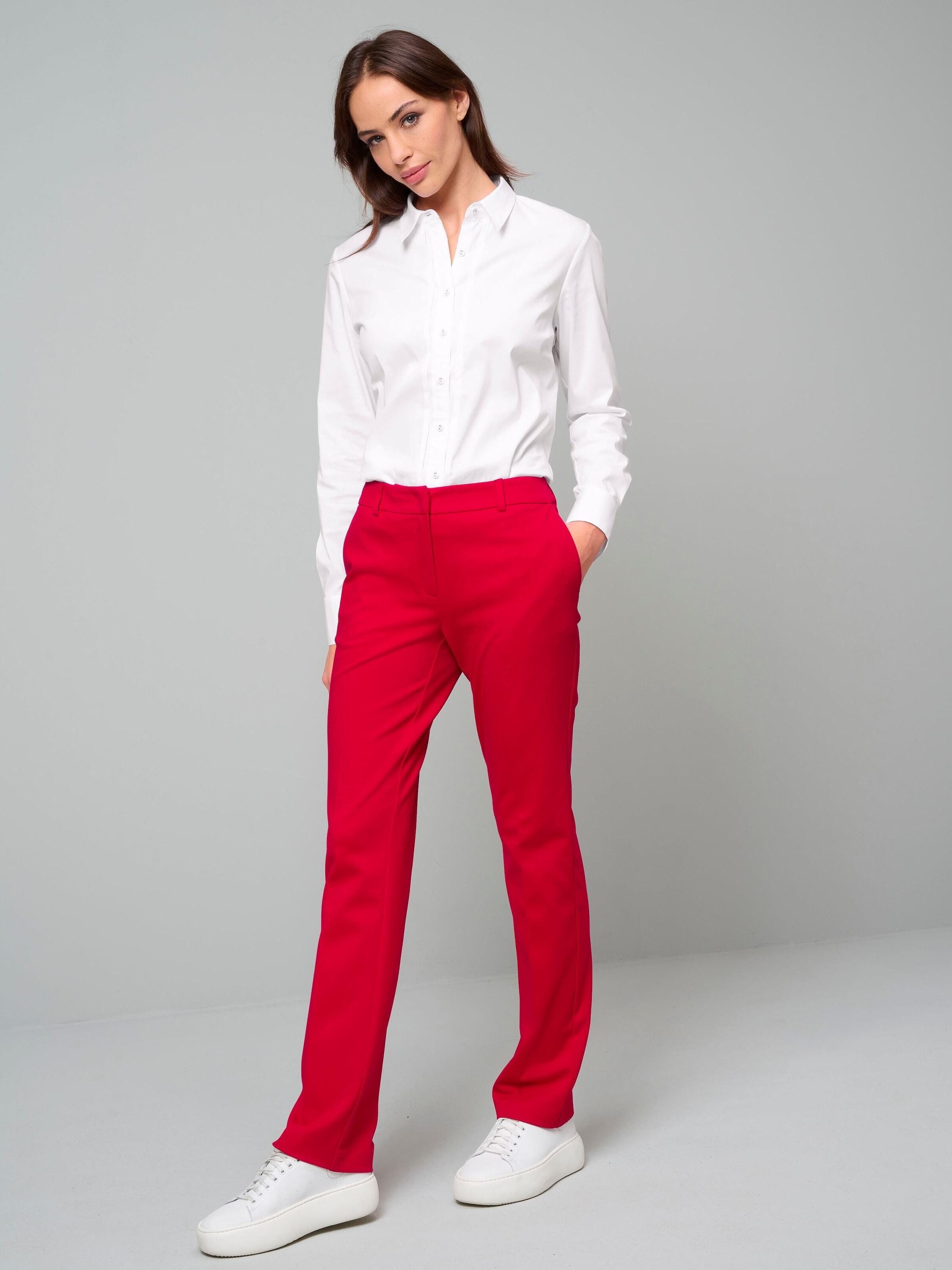 Alba Moda Stoffhose Hose mit geradem Bein